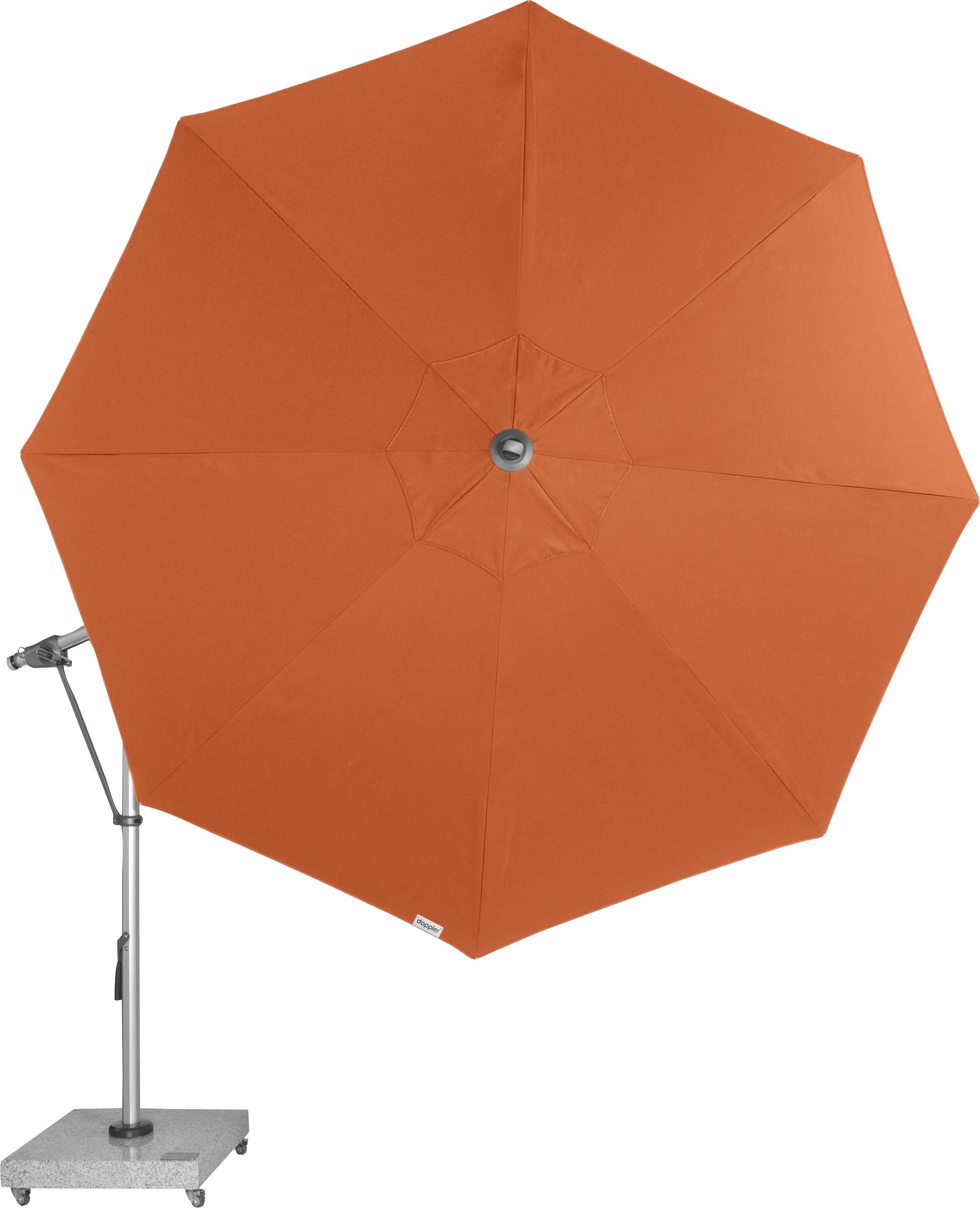 doppler® Ampelschirm »Expert 350 Pendel«, um 360° drehbar, UV-beständig