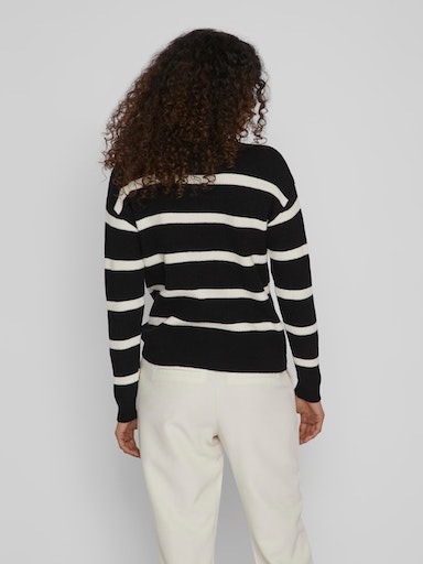 Vila Stehkragenpullover »VIRIL MOCKNECK L/S KNIT RIB TOP 2- NOOS«