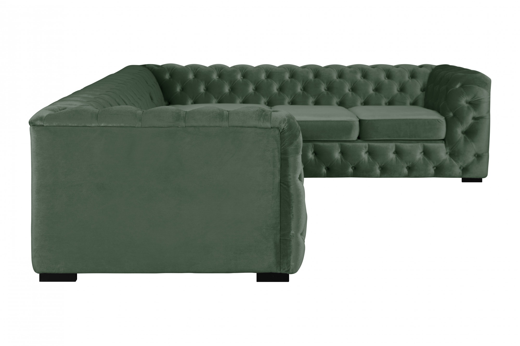 Guido Maria Kretschmer Home&Living Chesterfield-Sofa »KALINA L-Form«, hochwertige Chesterfield-Ausführung, sehr hochwertige Verarbeitung