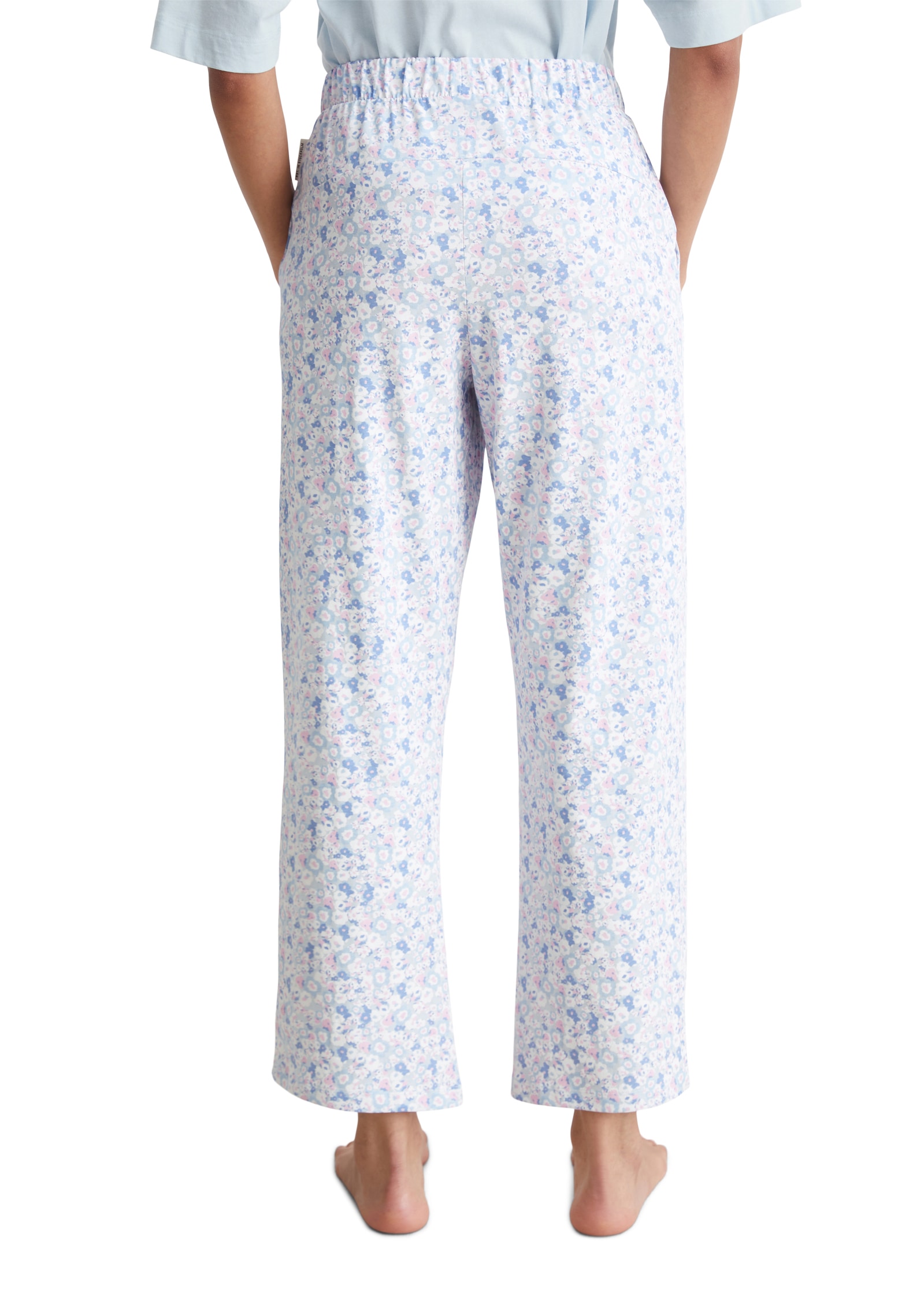Marc O'Polo Pyjamahose »On the move«, 7/8 Länge, mit lockerem Fit, elastischem Bund und Eingriffstaschen