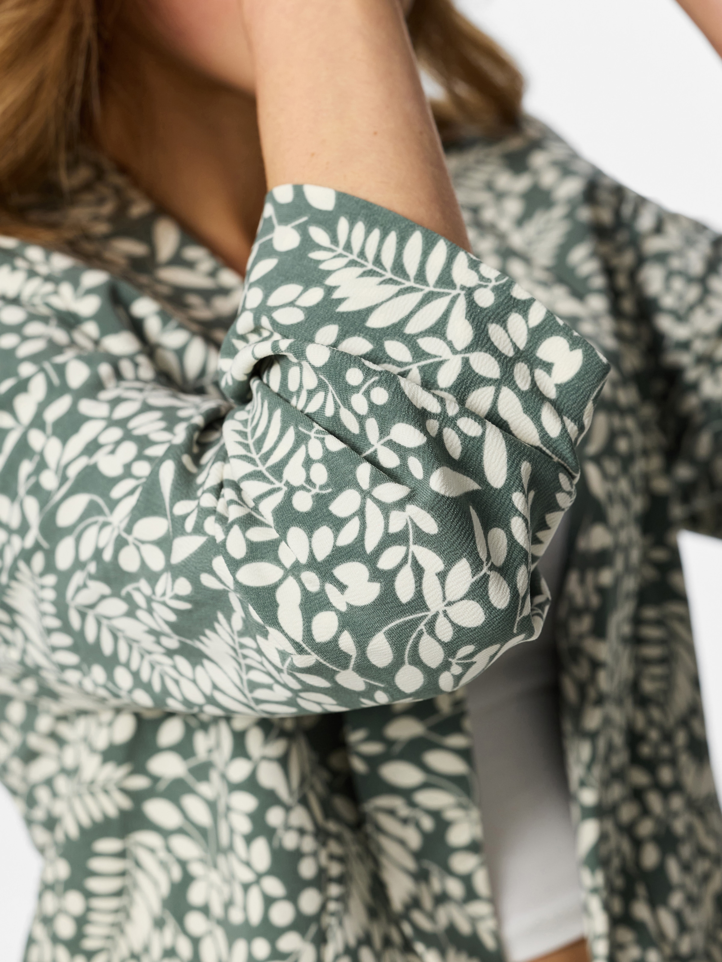pieces Blusenblazer »PCBOSELLA 3/4 PRINTED BLAZER NOOS« mit 3/4 Ärmel