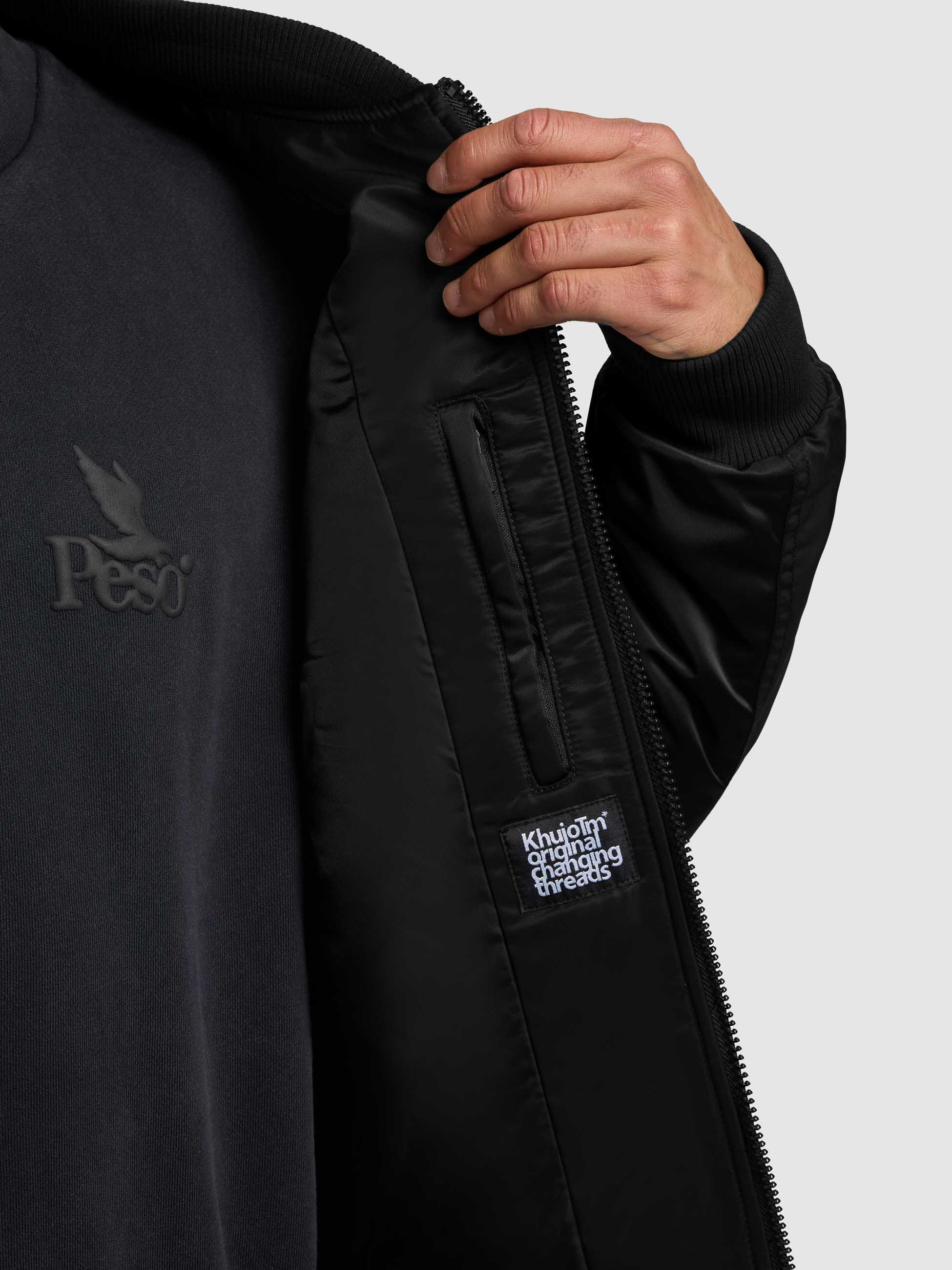 khujo Bomberjacke »ADON« leicht glänzendes Material