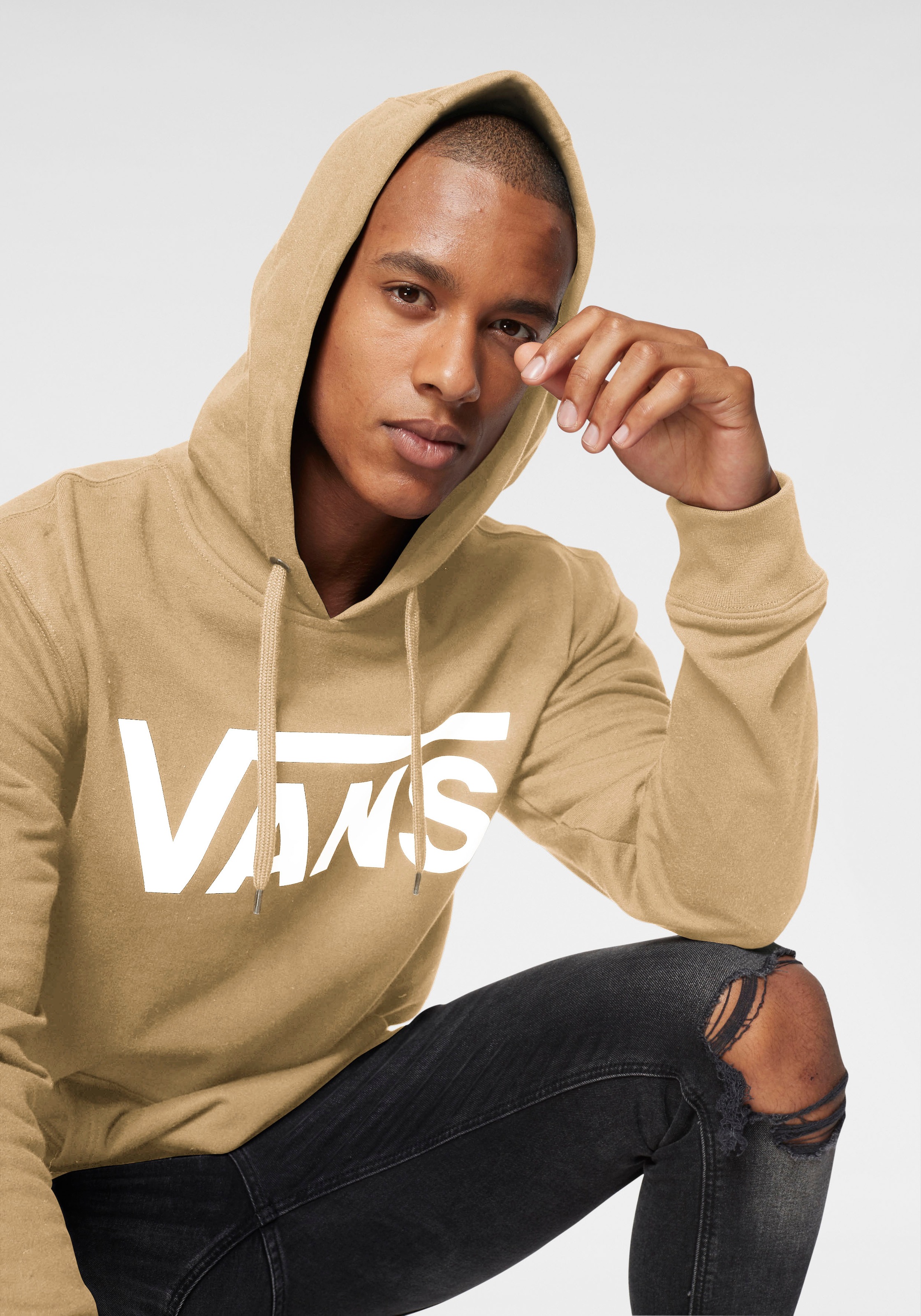 Vans Kapuzensweatshirt »VANS CLASSIC PULLOVER«, Hoodie, Kapuzenpullover mit großem Logoprint