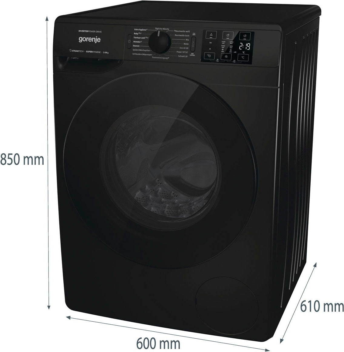 GORENJE Waschmaschine »WNFHEI 94 ADPSB«, WNFHEI 94 ADPSB, 9 kg, 1400 U/min  jetzt bestellen bei OTTO