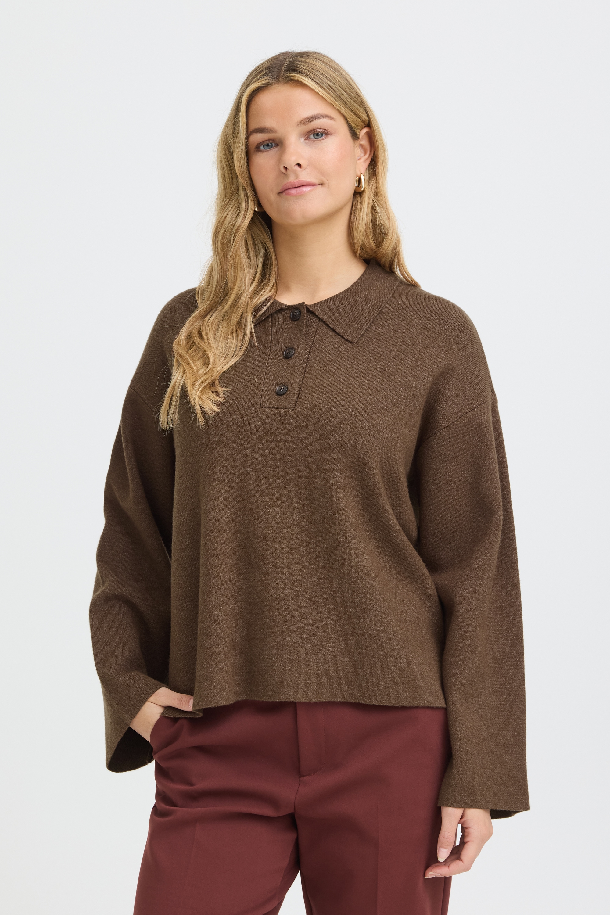 fransa Strickpullover »Damen Langarm FRVIOLETA«