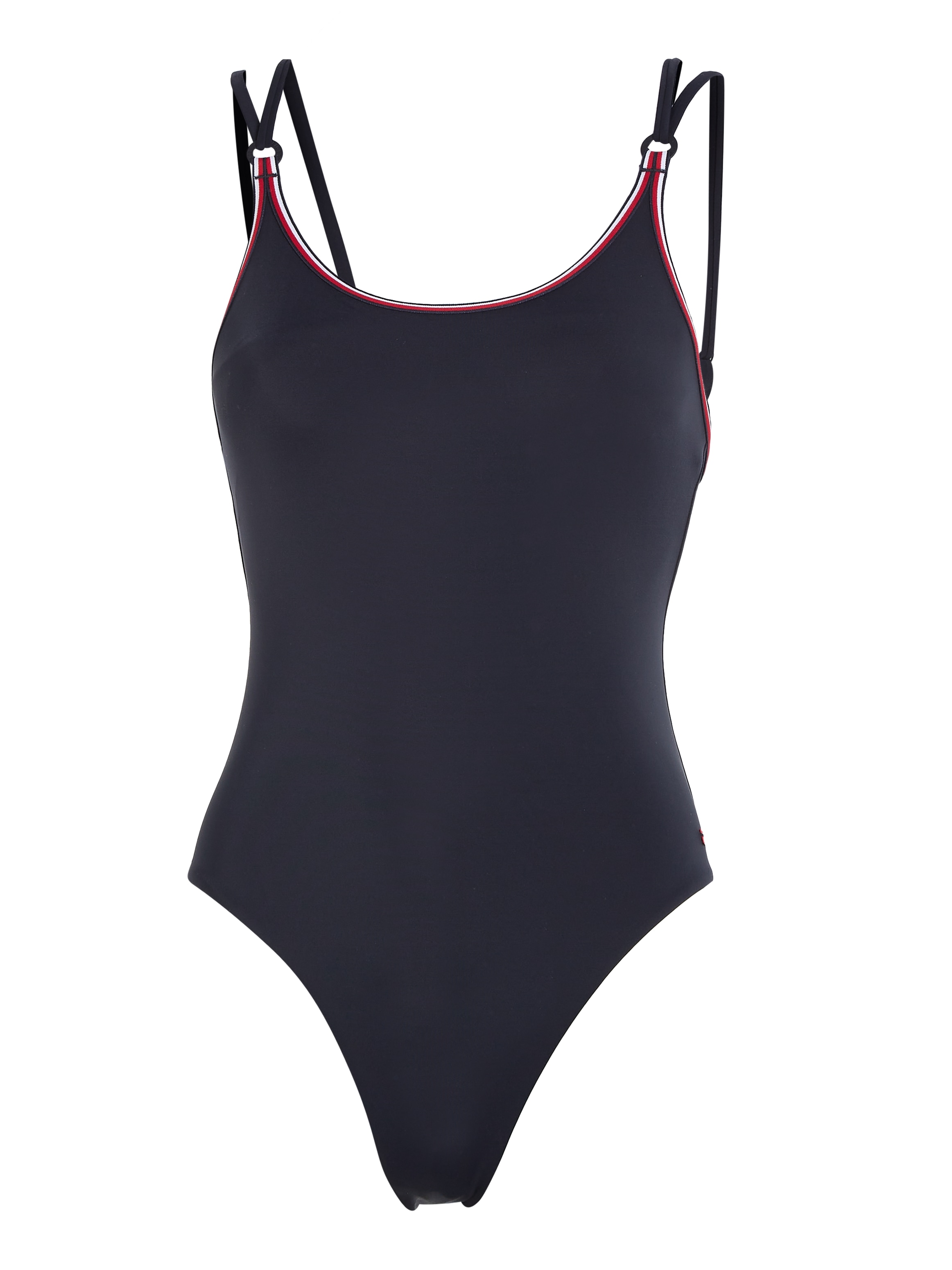 Tommy Hilfiger Swimwear Badeanzug »ONE Kontrasteinsätzen mit Logodesign kaufen im PIECE«, bei OTTO