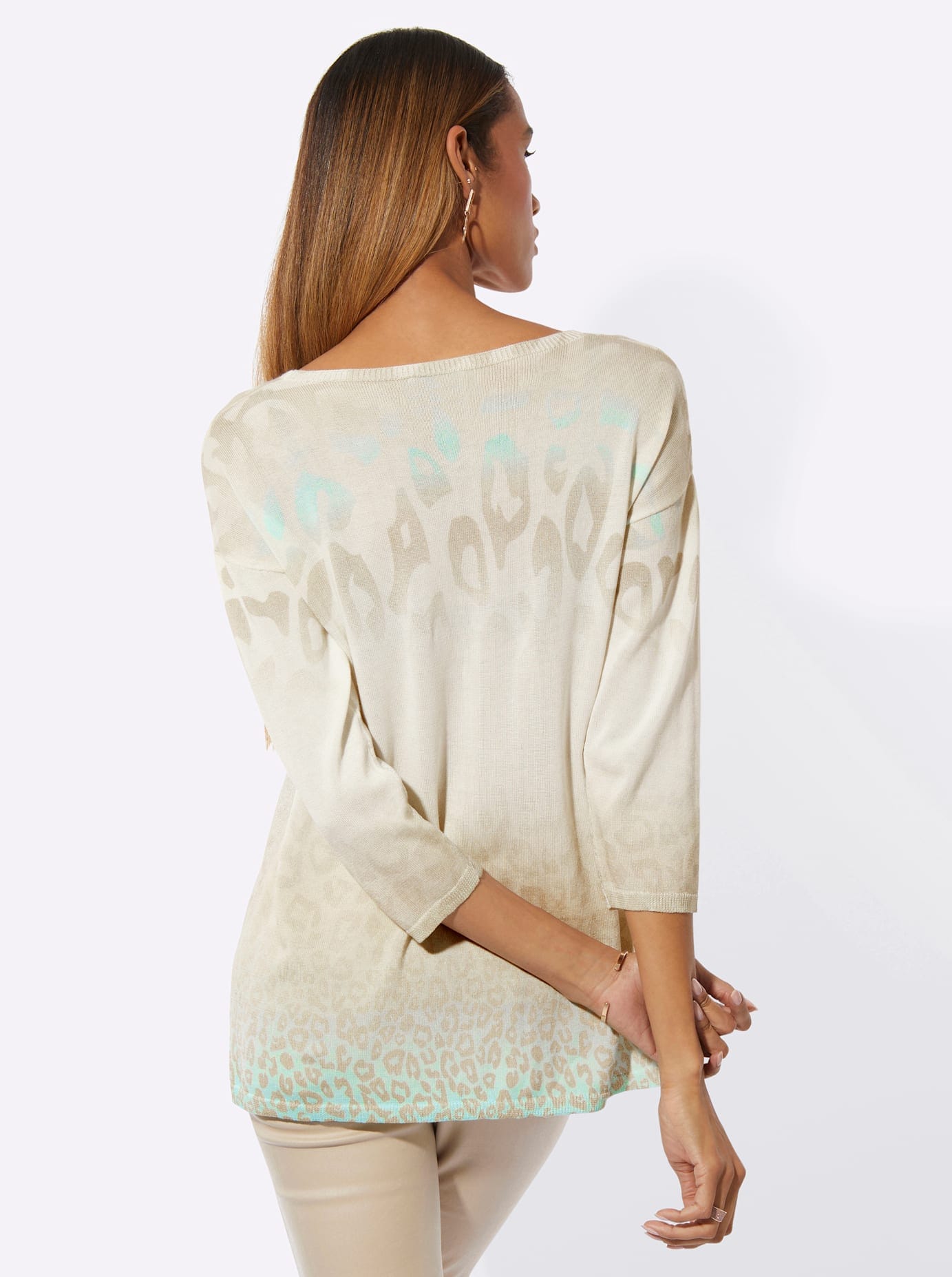 creation L 3/4 Arm-Pullover »Lyocell-Baumwoll-Pullover«