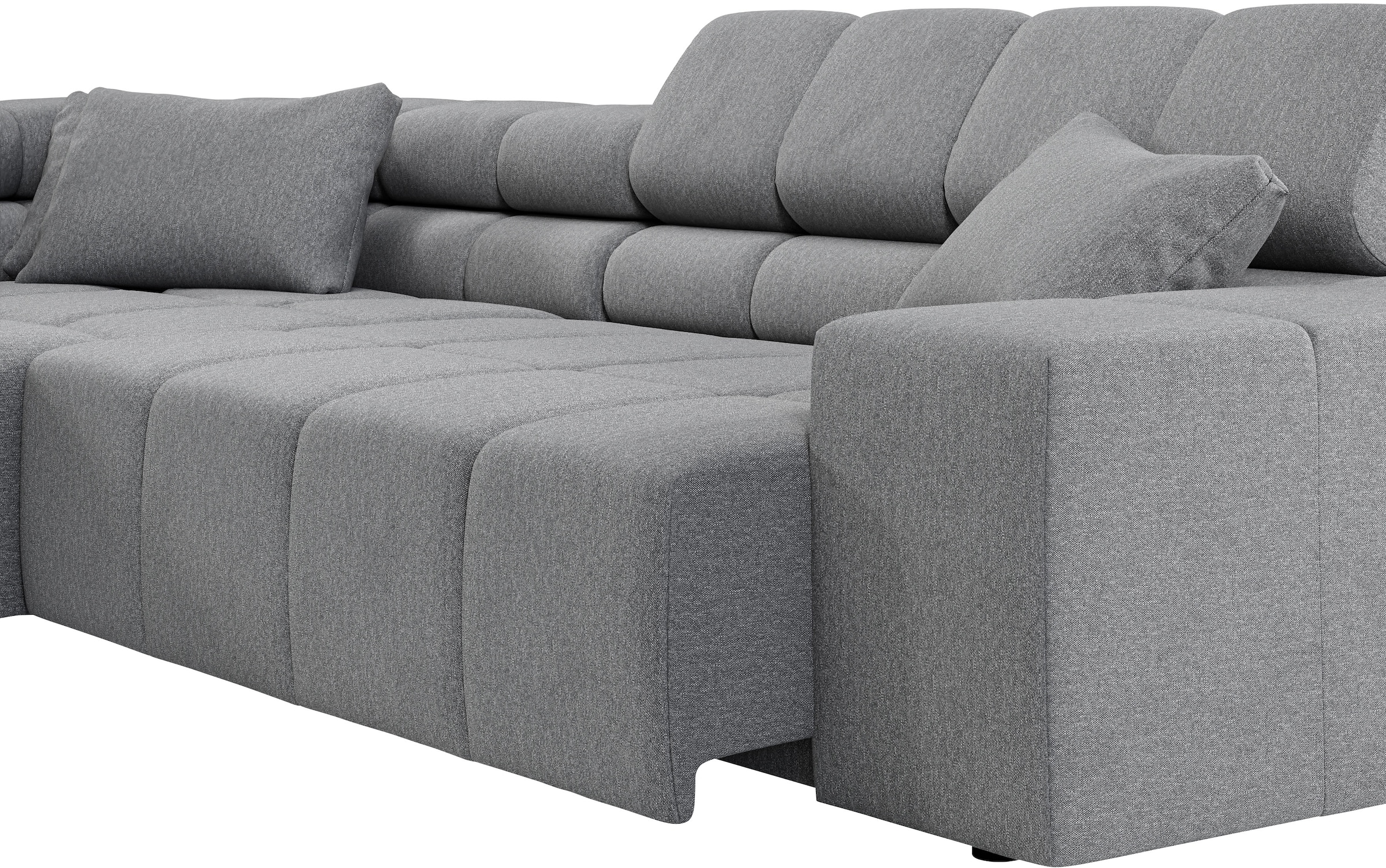 INOSIGN Ecksofa »Ancona incl. Kopfteilverstellung, OTTOs Choice, Breite 319cm, L-Form«, wahlweise motorische Sitztiefenverstellung, auch in Cord + Easy Care
