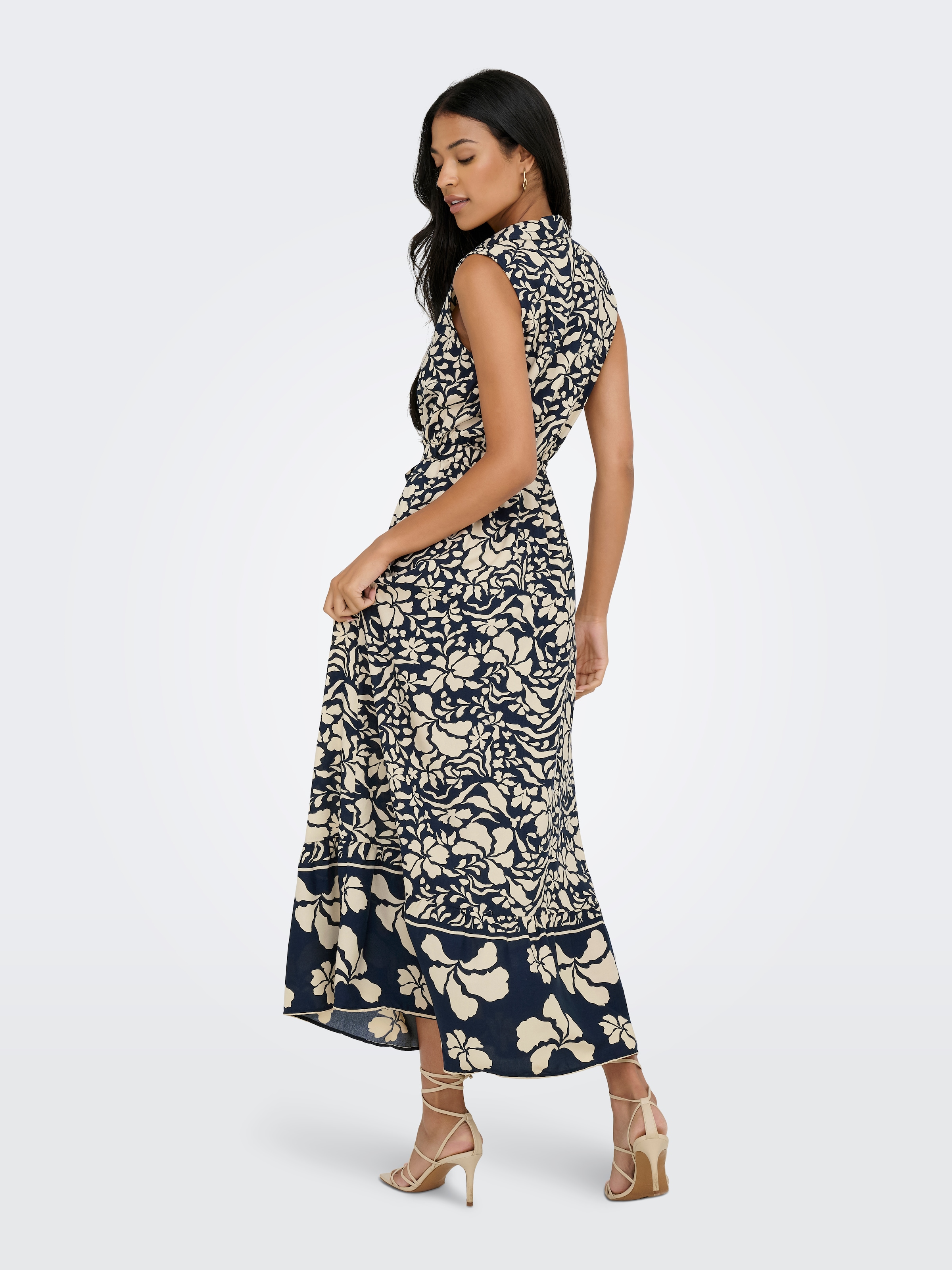 ONLY Maxikleid »ONLVIBE LIFE S/L SHIRT LONG DRESS WVN«