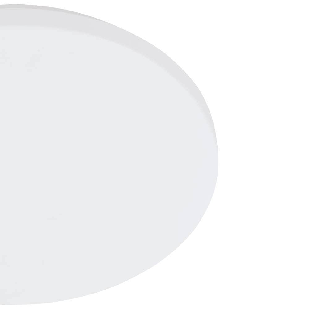 EGLO LED Deckenleuchte »FRANIA Deckenlampe, weiß, geringe Aufbauhöhe, 1x14,6 Watt, Büro, IP44«, 1 flammig, Leuchtmittel LED-Board | LED fest integriert, Wohzimmer, Küche, Esszimmer, Flur, modern, rund, 1600 Lumen, 33x7cm