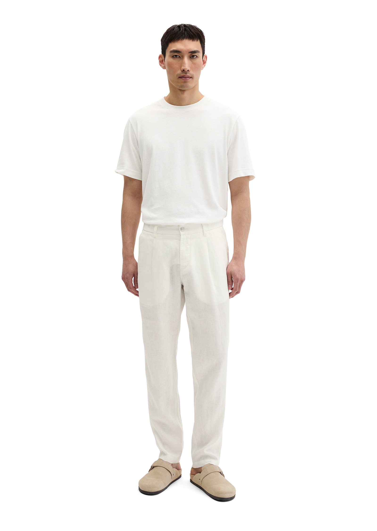 Marc O'Polo Leinenhose »Osby jogger pleats«