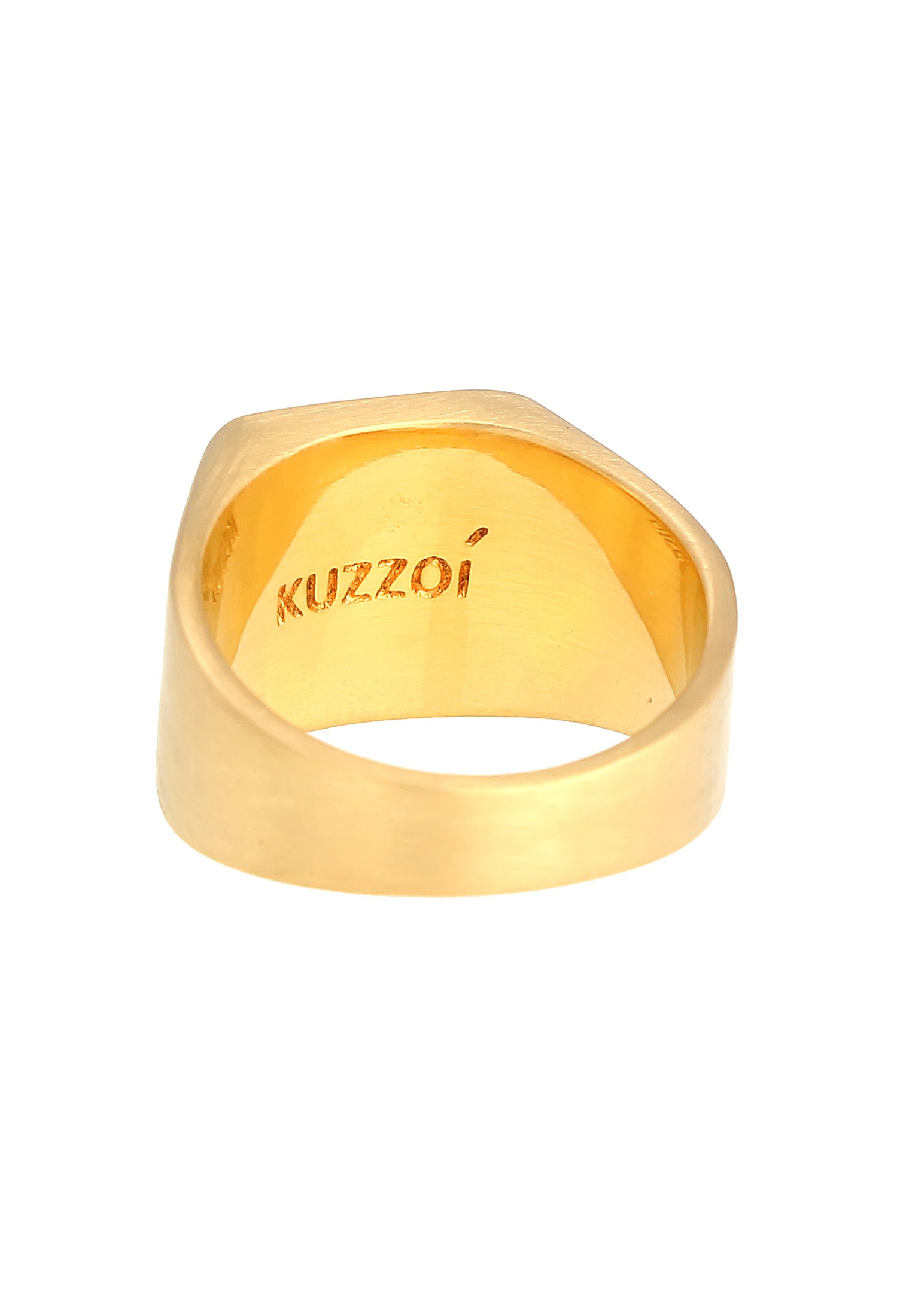 Kuzzoi Siegelring »Ring Herren Siegelring Matt Basic Pfeil 925er Silber«