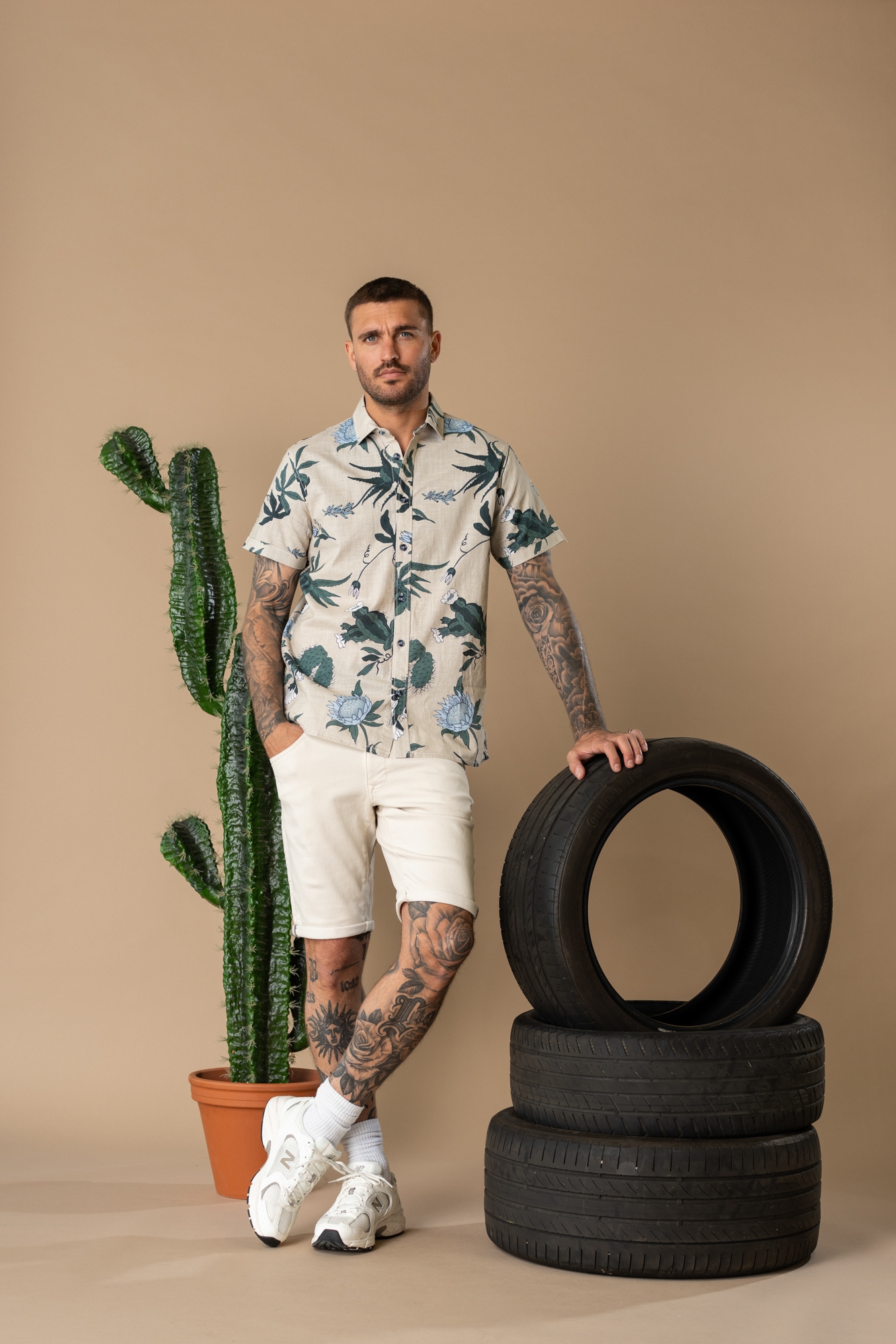 Petrol Industries Kurzarmhemd »Men Shirt Short Sleeve AOP« mit All-Over Print
