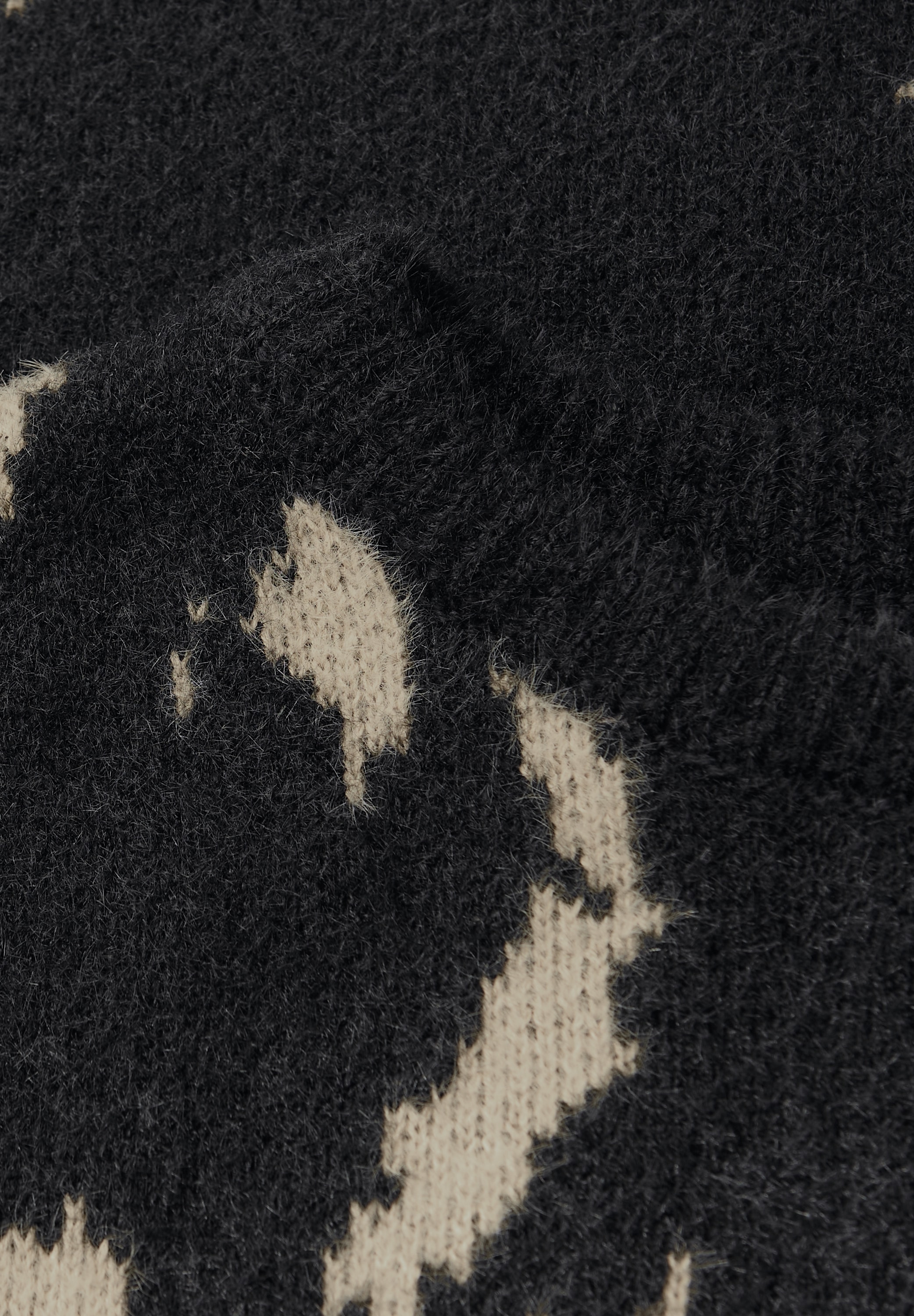 STREET ONE Rundhalspullover gemustert