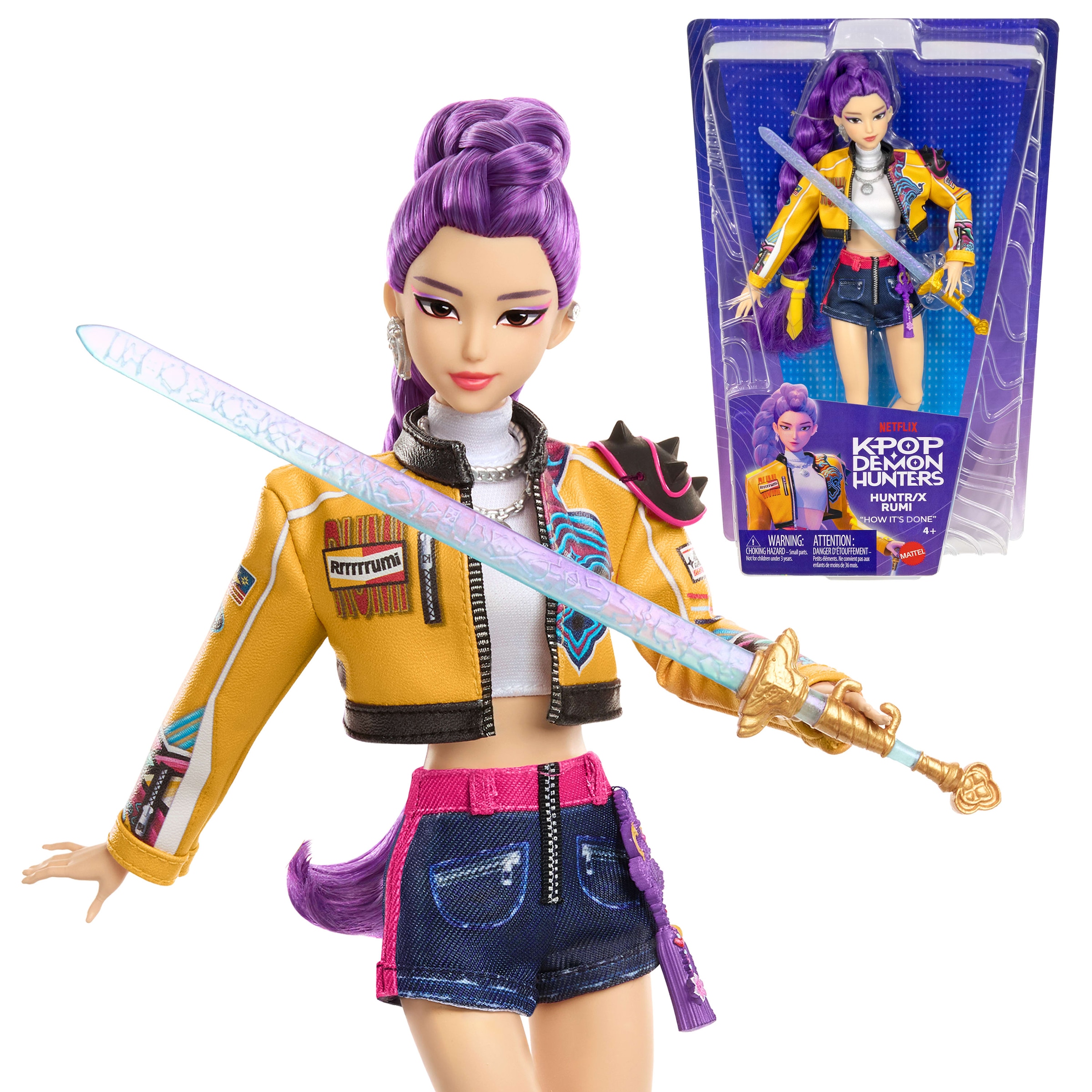 Mattel® Anziehpuppe »KPop Demon Hunters HUNTR/X: RUMI - HOW IT'S DONE«
