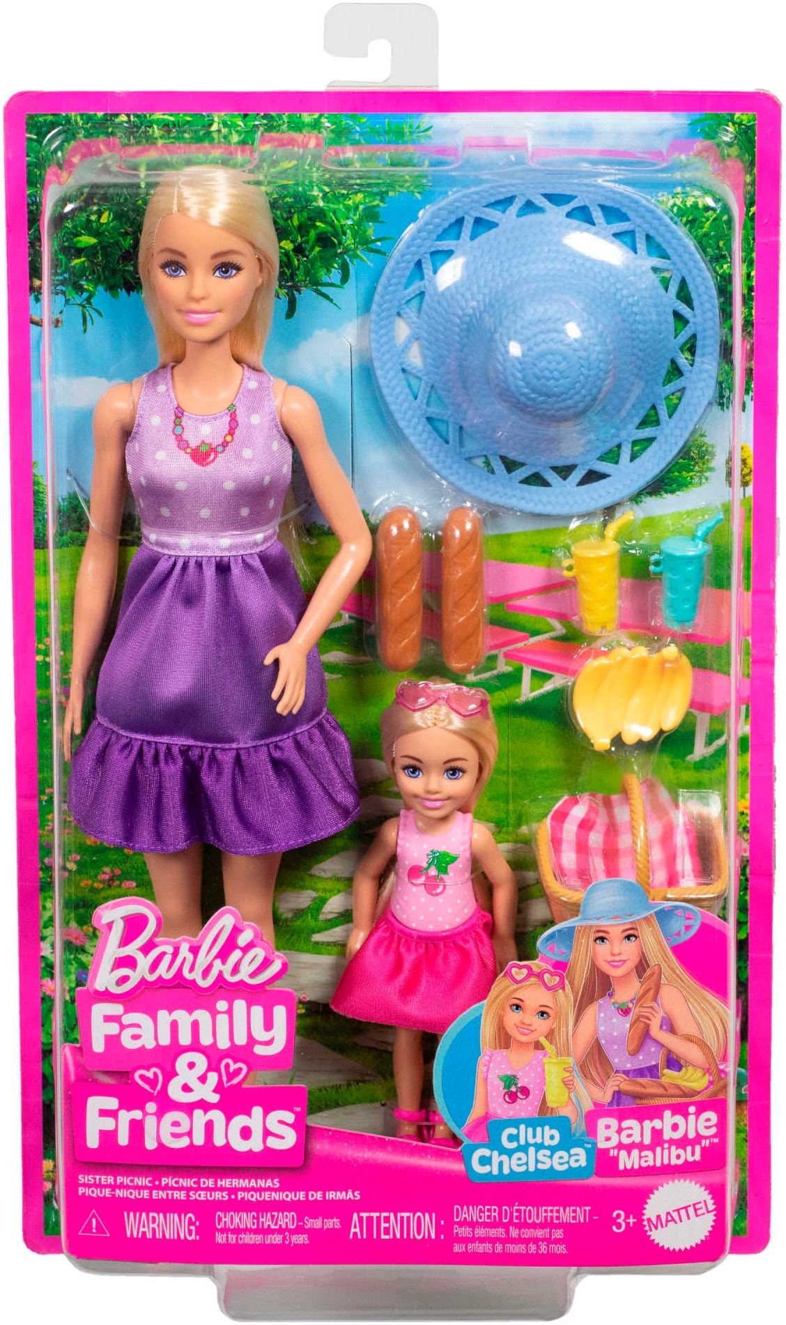 Barbie Anziehpuppe »Barbie Malibu and Chelsea«, (Set)