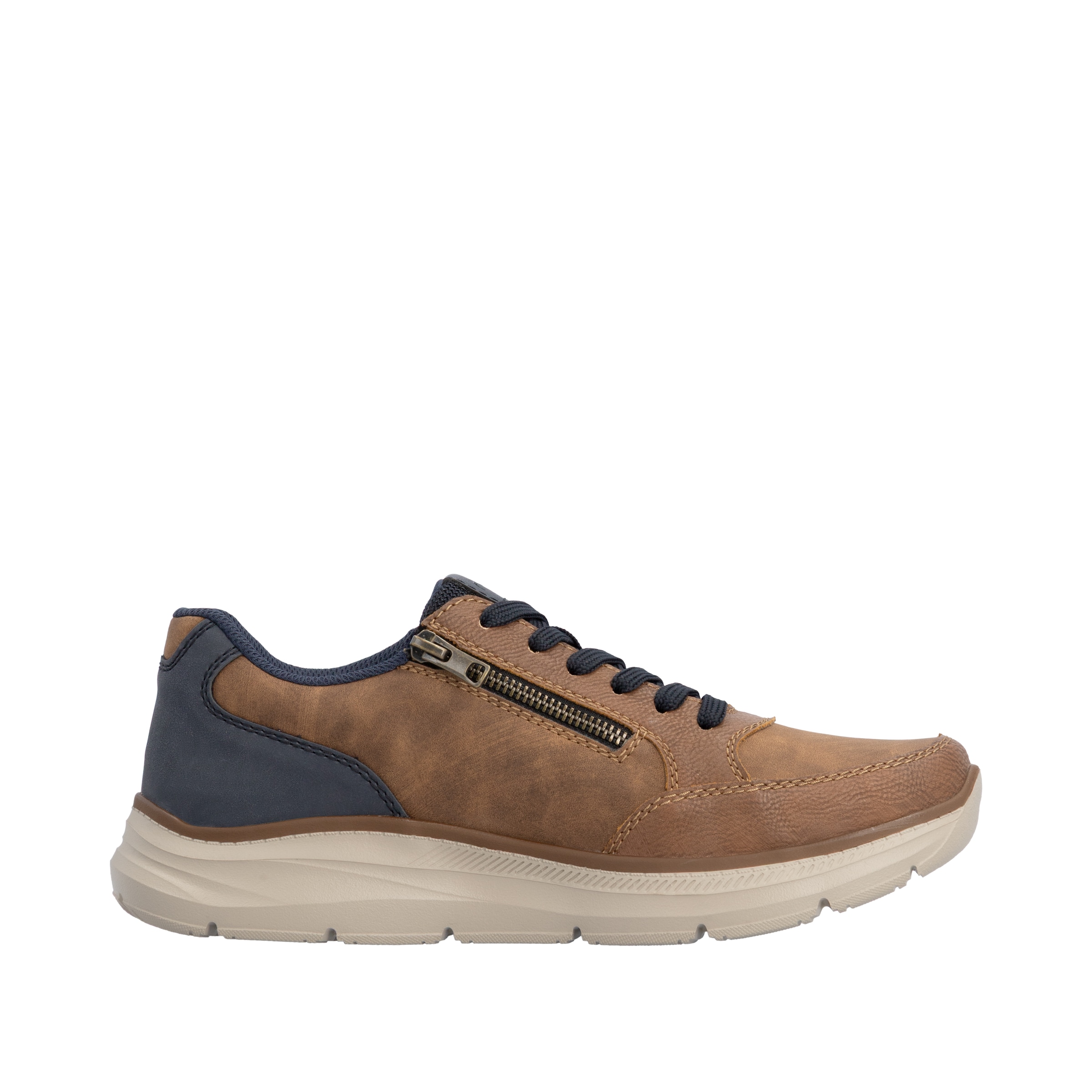 Rieker Sneaker  Schnürschuh, Halbschuh mit Kontrastbesatz, schmale Form