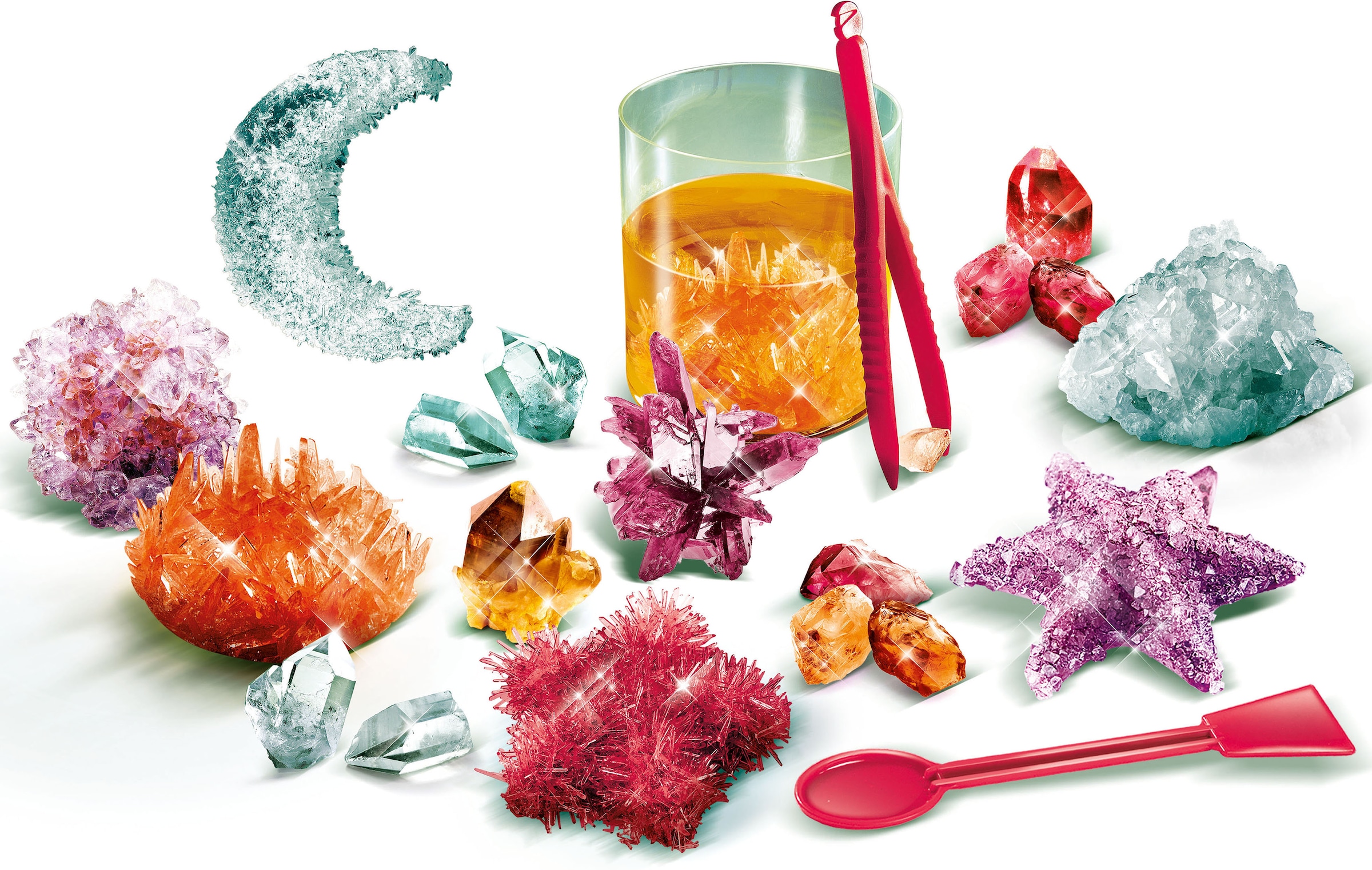 Clementoni® Experimentierkasten »Galileo, Kristalle selbst züchten neu«, Made in Europe