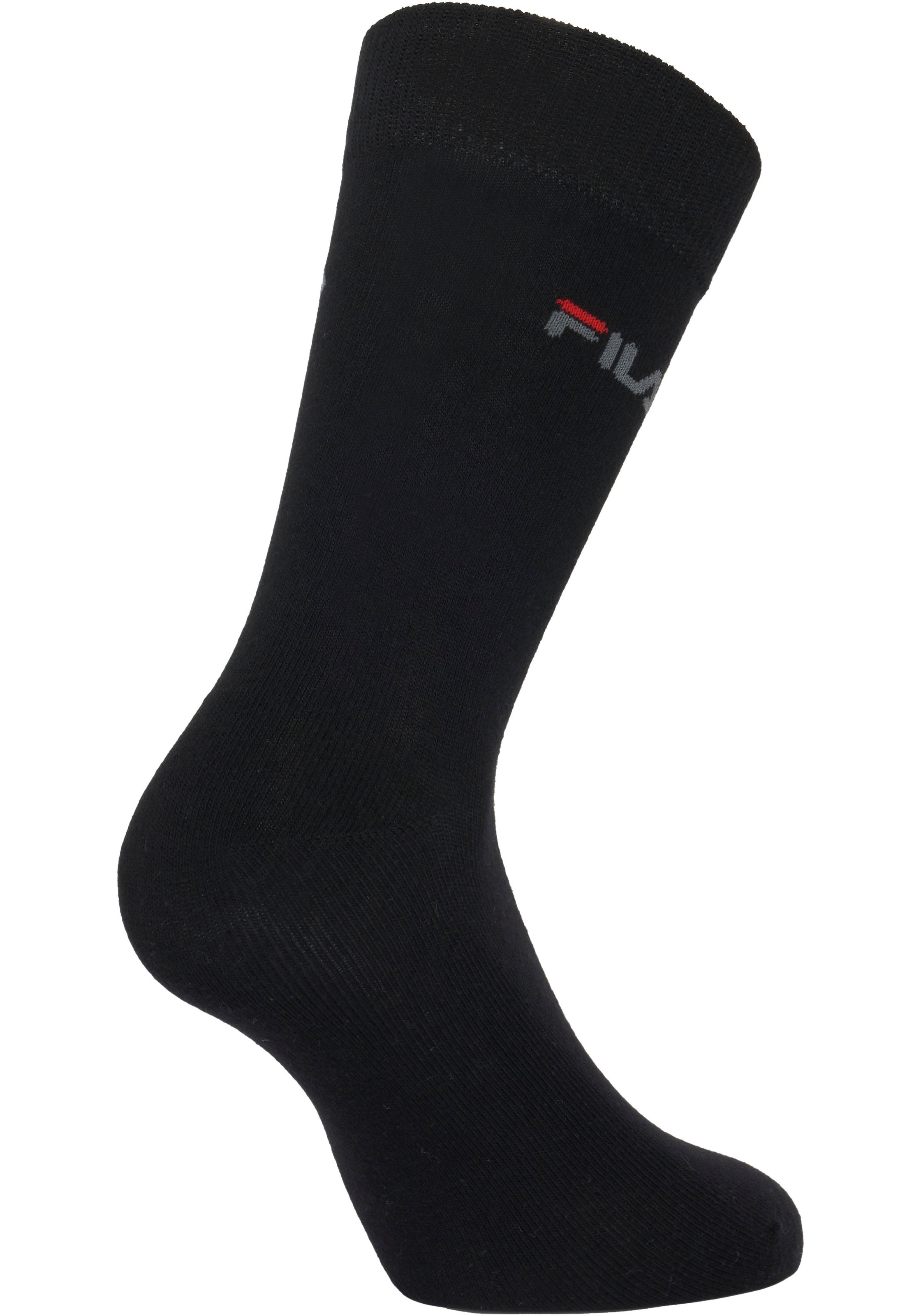 Fila Businesssocken »UNISEX LIFESTYLE PLAIN SOCKS«, (6 Paar), mit eingestrickem Logo