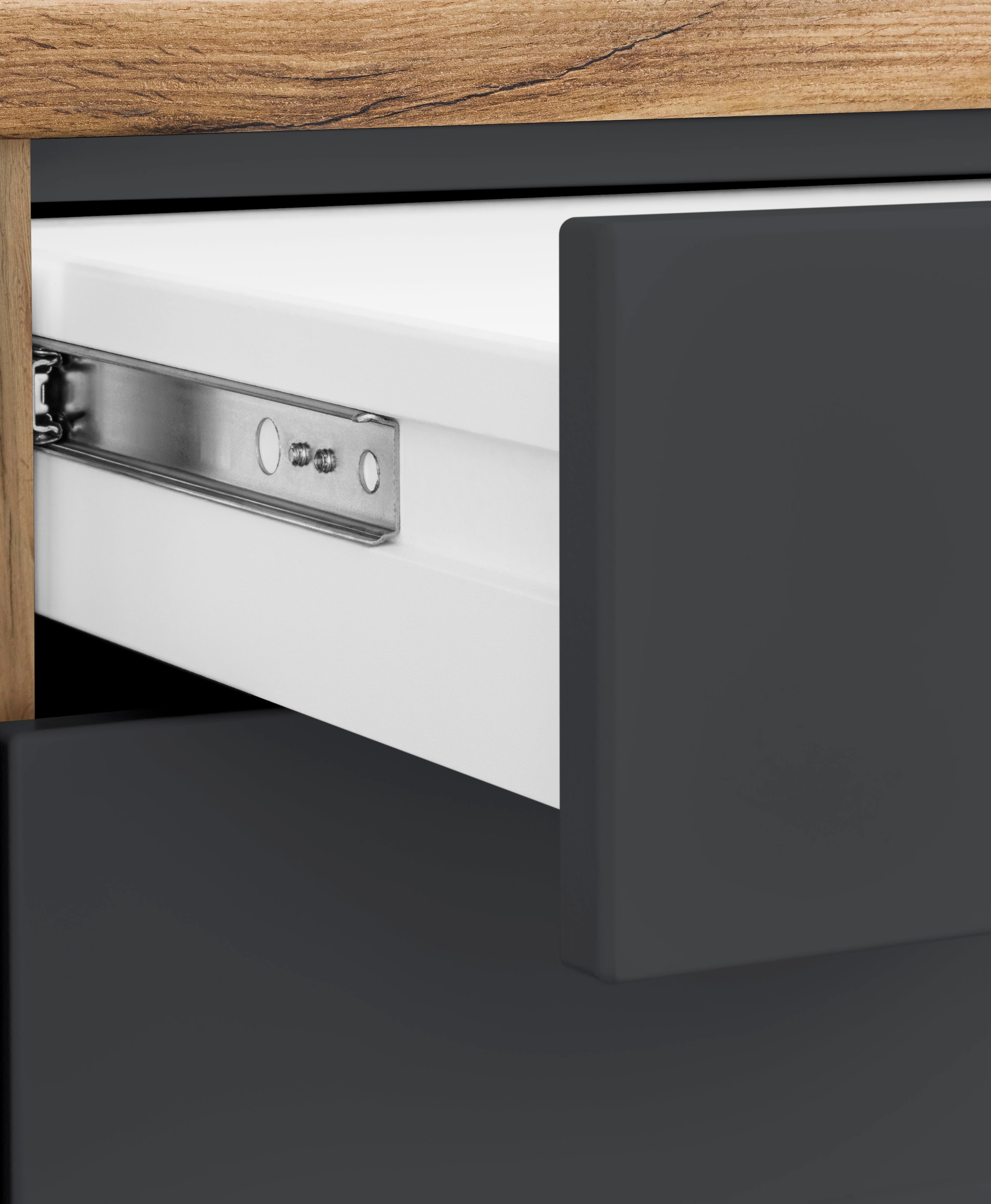 KOCHSTATION Winkelküche »KS-Luhe« Stellbreite 240x330 cm, wahlweise mit oder ohne E-Geräten, MDF-Fronten