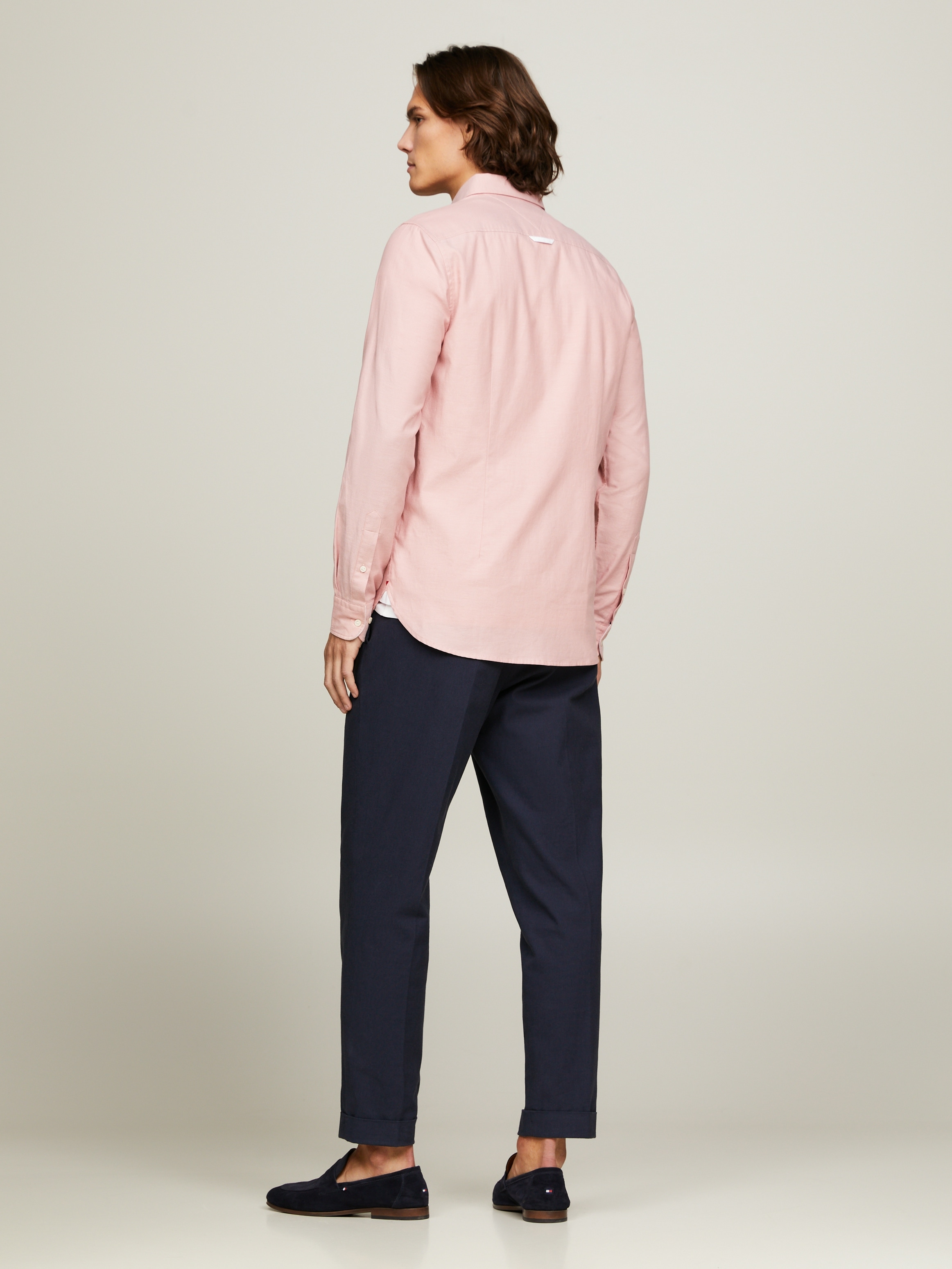 Tommy Hilfiger Langarmhemd »FLEX DOBBY SF SHIRT«, mit Knopfleiste