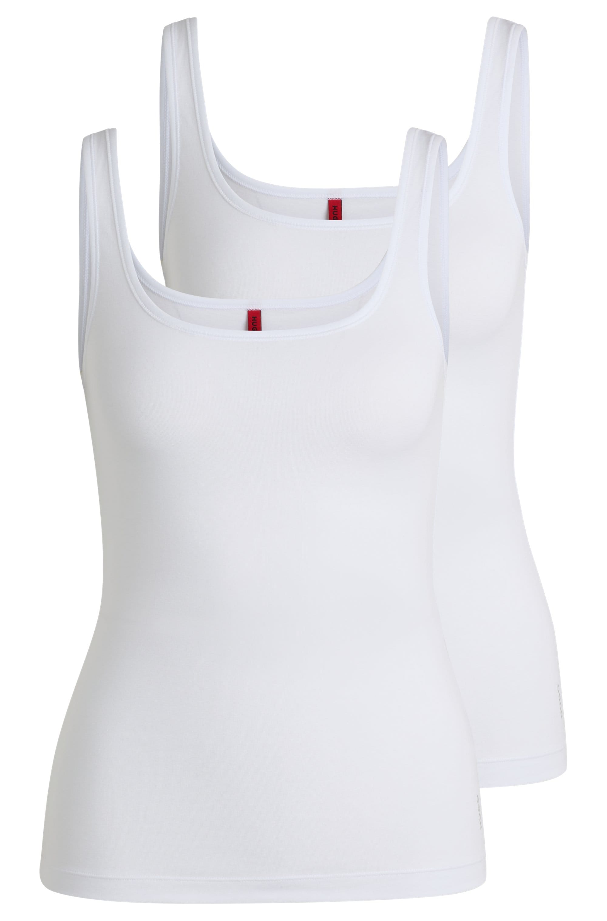 HUGO Underwear Tanktop »TWIN VEST«, (Packung, 2er-Pack), mit vertikalem Logoprint