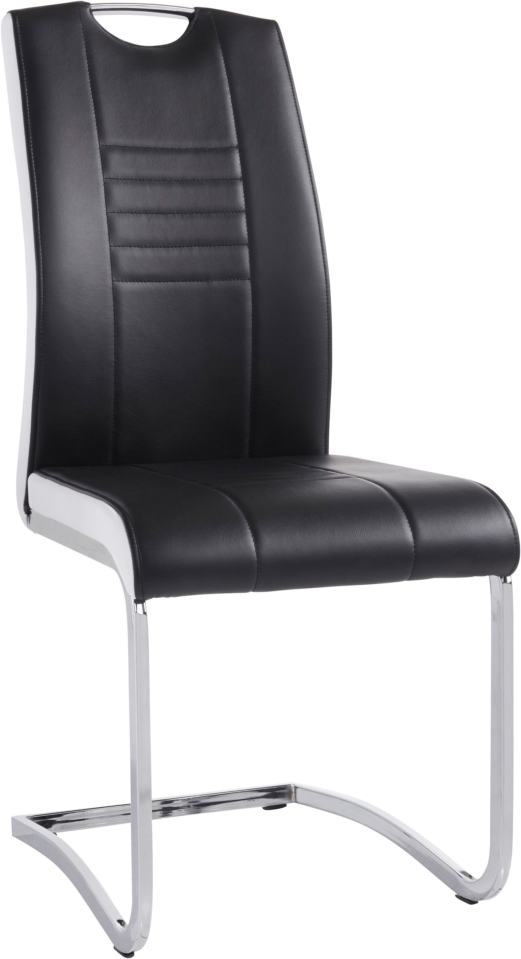 Hela Esszimmerstuhl »Tabea Freischwinger BESTSELLER verschiedene Stoffqualitäten« (Set) 4 Stk.2 oder 4 Stück in schwarz, Größe B/H/T: 43 cm x 99 cm...