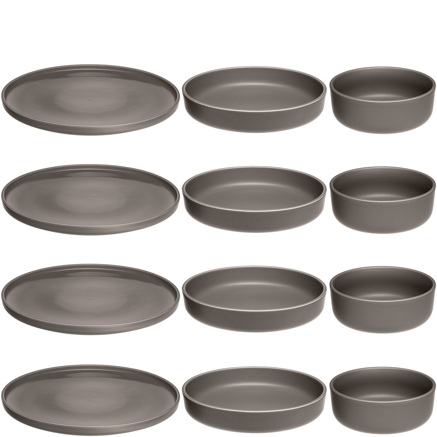 LEONARDO Geschirr-Set »ROMA, Geschirrset, 12-teilig« Service, spülmaschinengeeignet