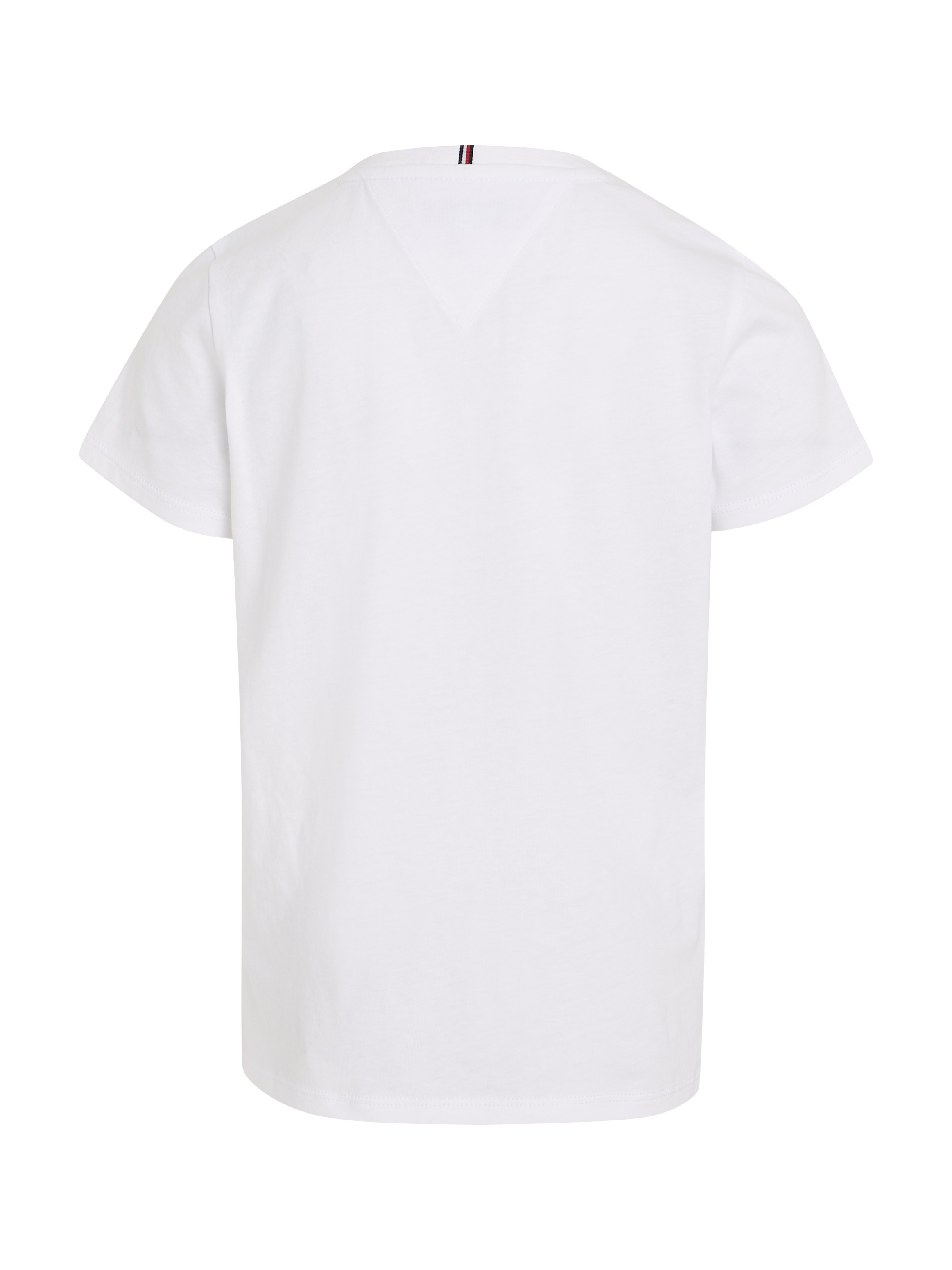 Tommy Hilfiger T-Shirt »MONOTYPE FLOCK«, Kinder bis 16 Jahre mit Logostickerei