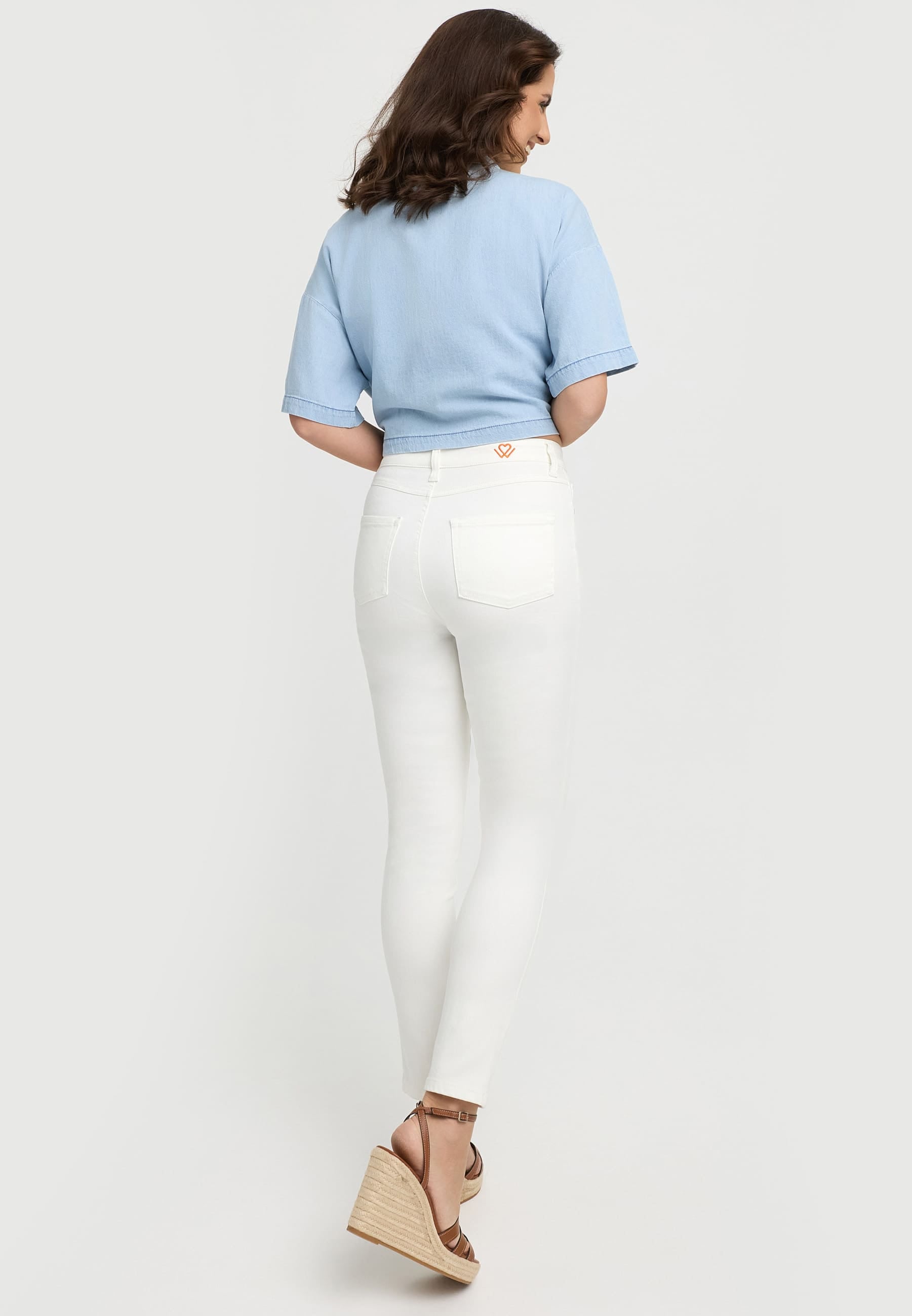 wonderjeans Slim-fit-Jeans, in Unifarbe