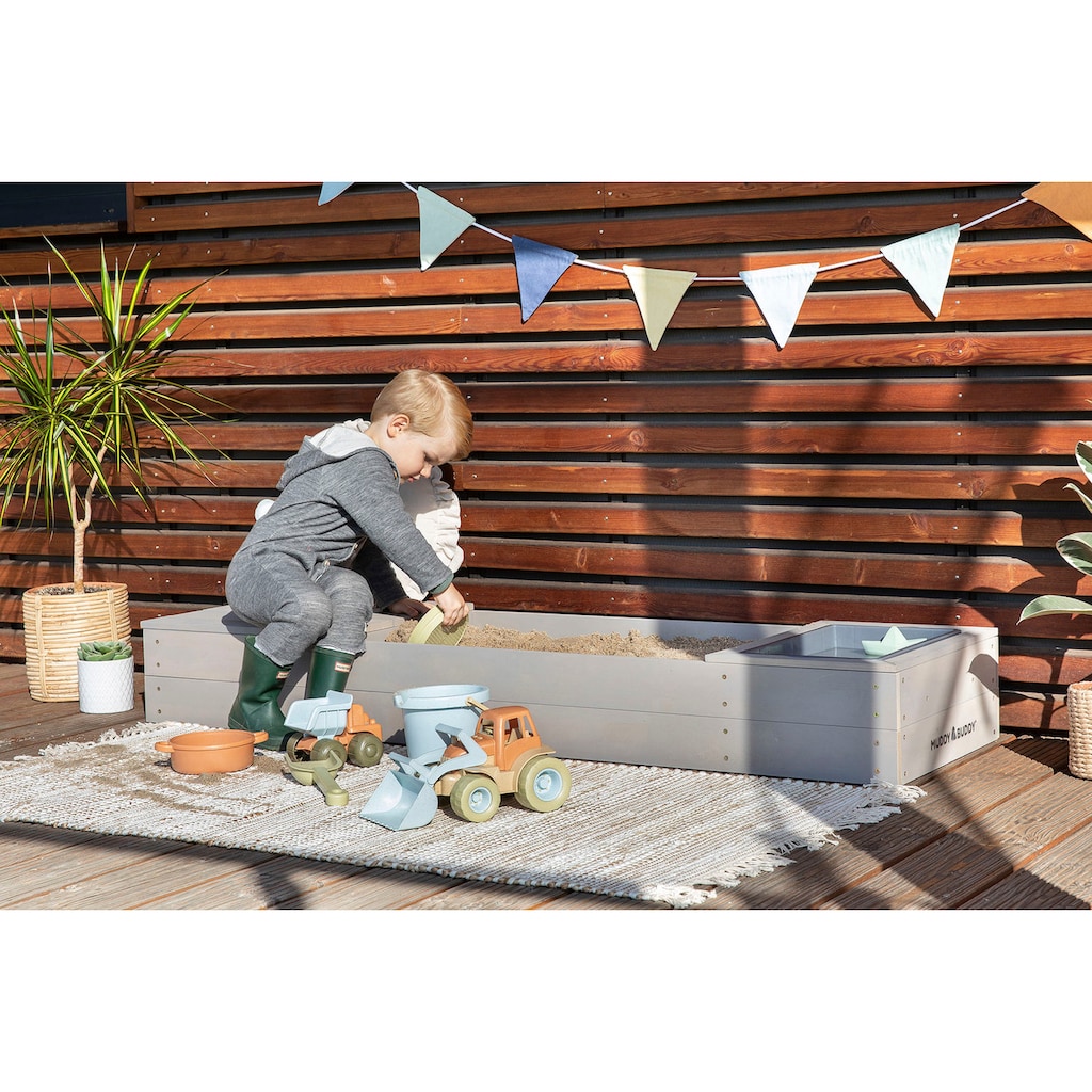 MUDDY BUDDY® Sandkasten »Space Saver«, warmgrau