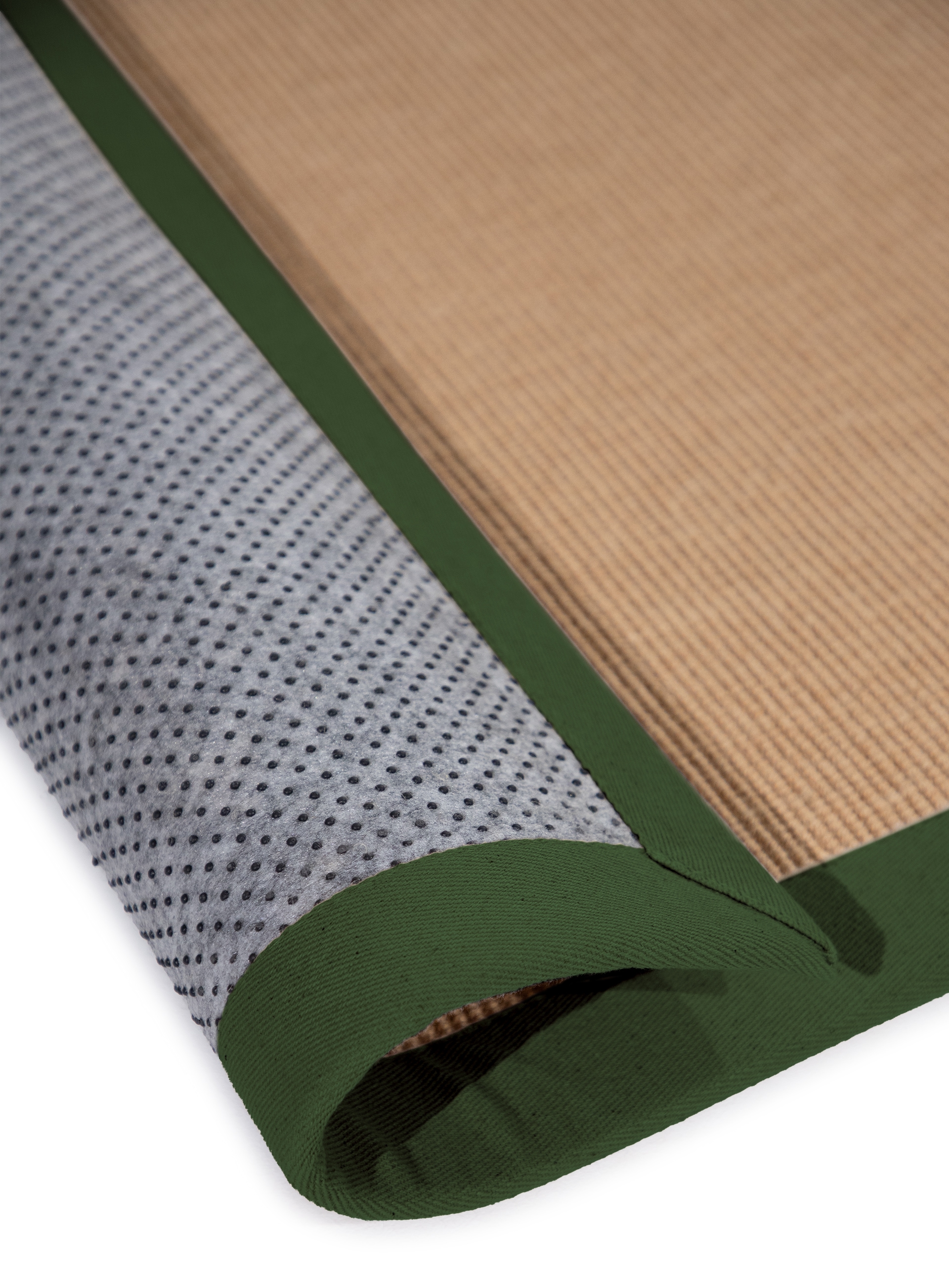 carpetfine Läufer »Sisal«, rechteckig, 5 mm Höhe, mit farbiger Bordüre, Anti Rutsch Rückseite