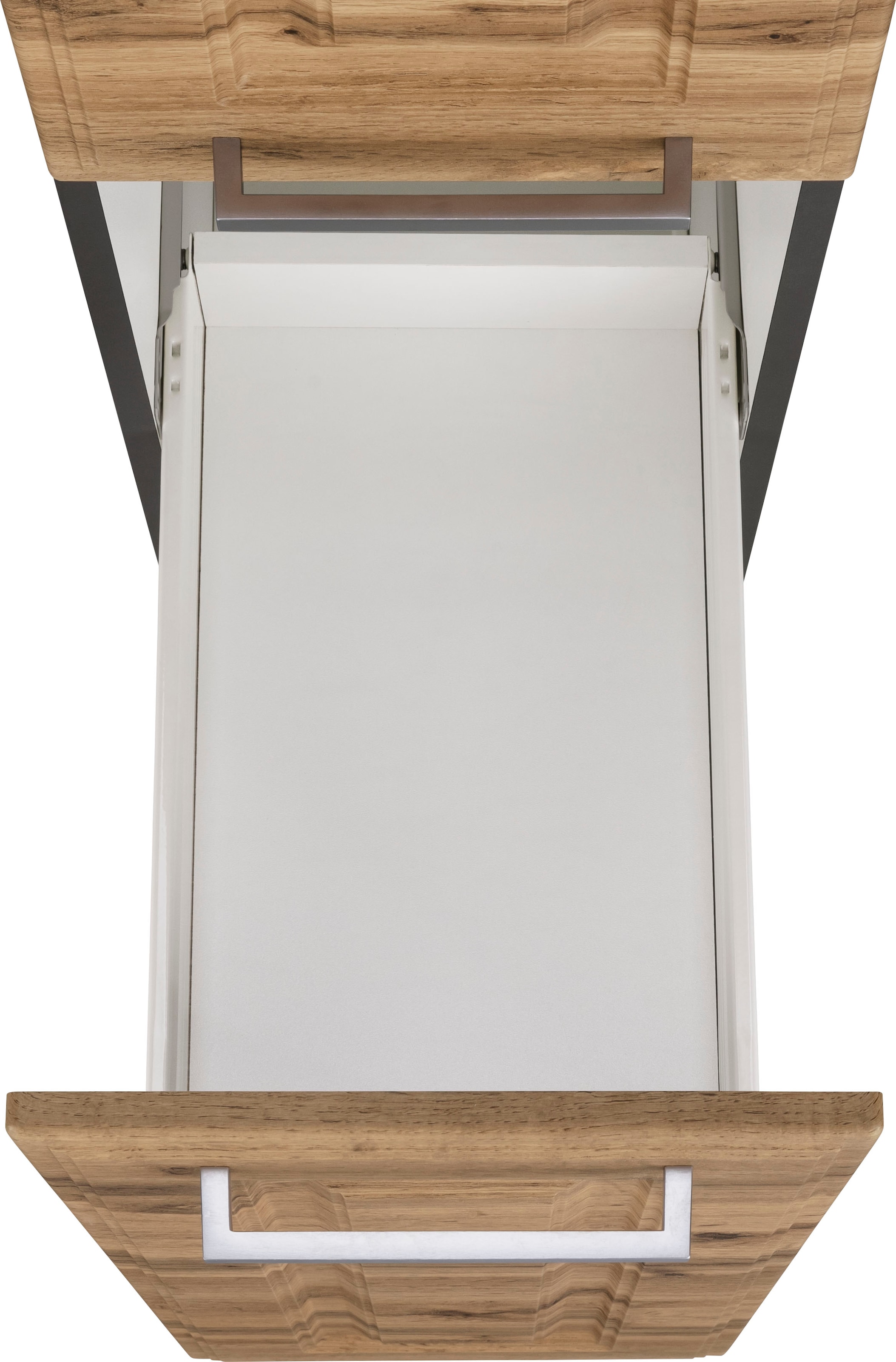 KOCHSTATION Apothekerschrank »KS-Stockholm«, hochwertige MDF-Fronten, 200 cm hoch, viel Stauraum