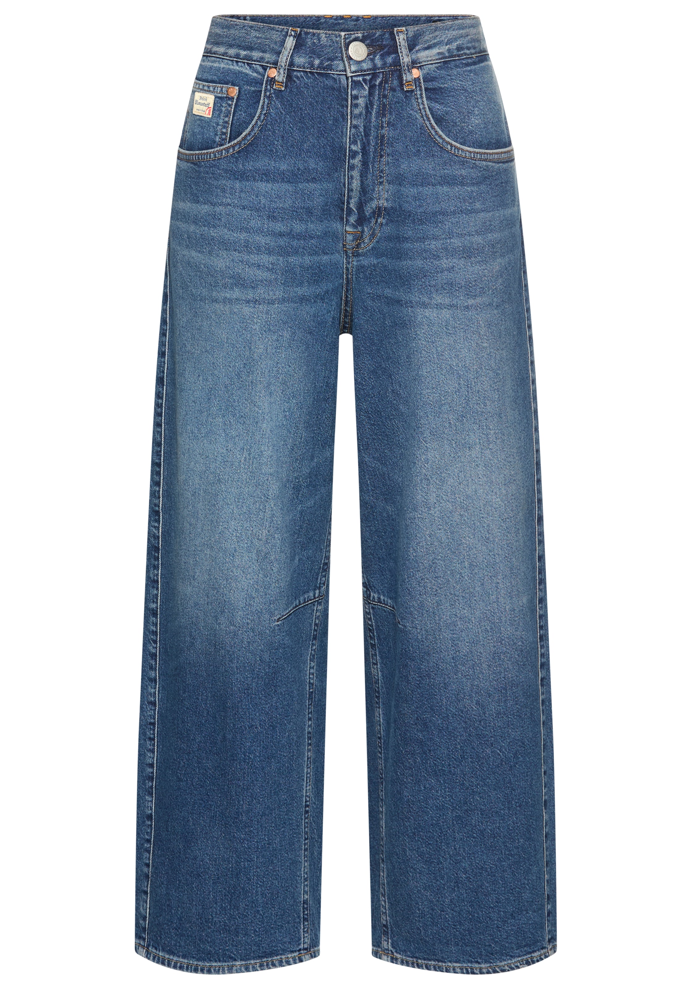 Herrlicher Weite Jeans »Barrow Denim«, im O-Shape