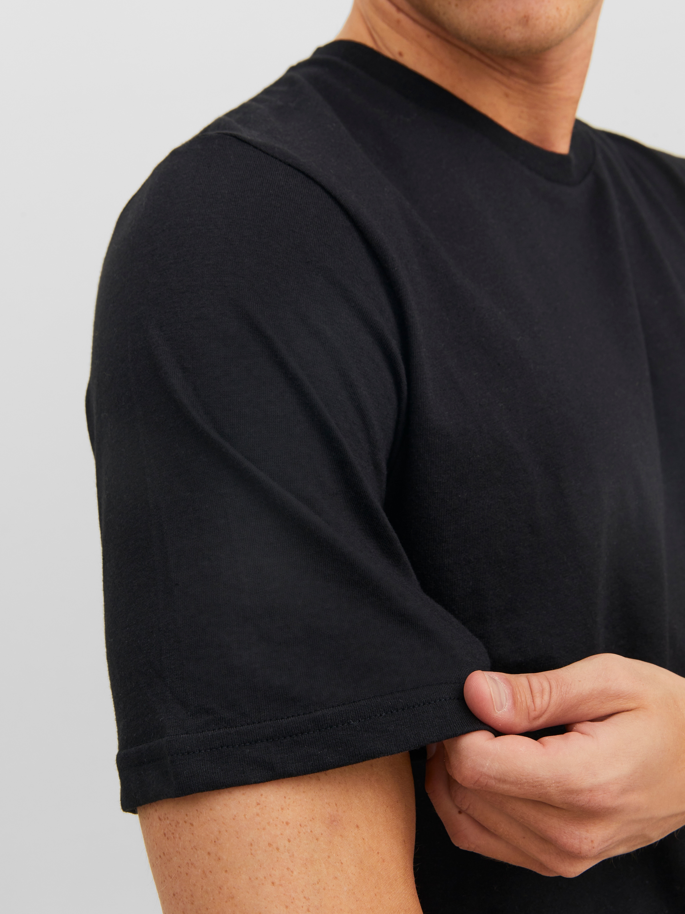 Jack & Jones Rundhalsshirt »JACUNDER TEE CREW NECK 3 PACK NOOS«, (Packung, 3 tlg.)