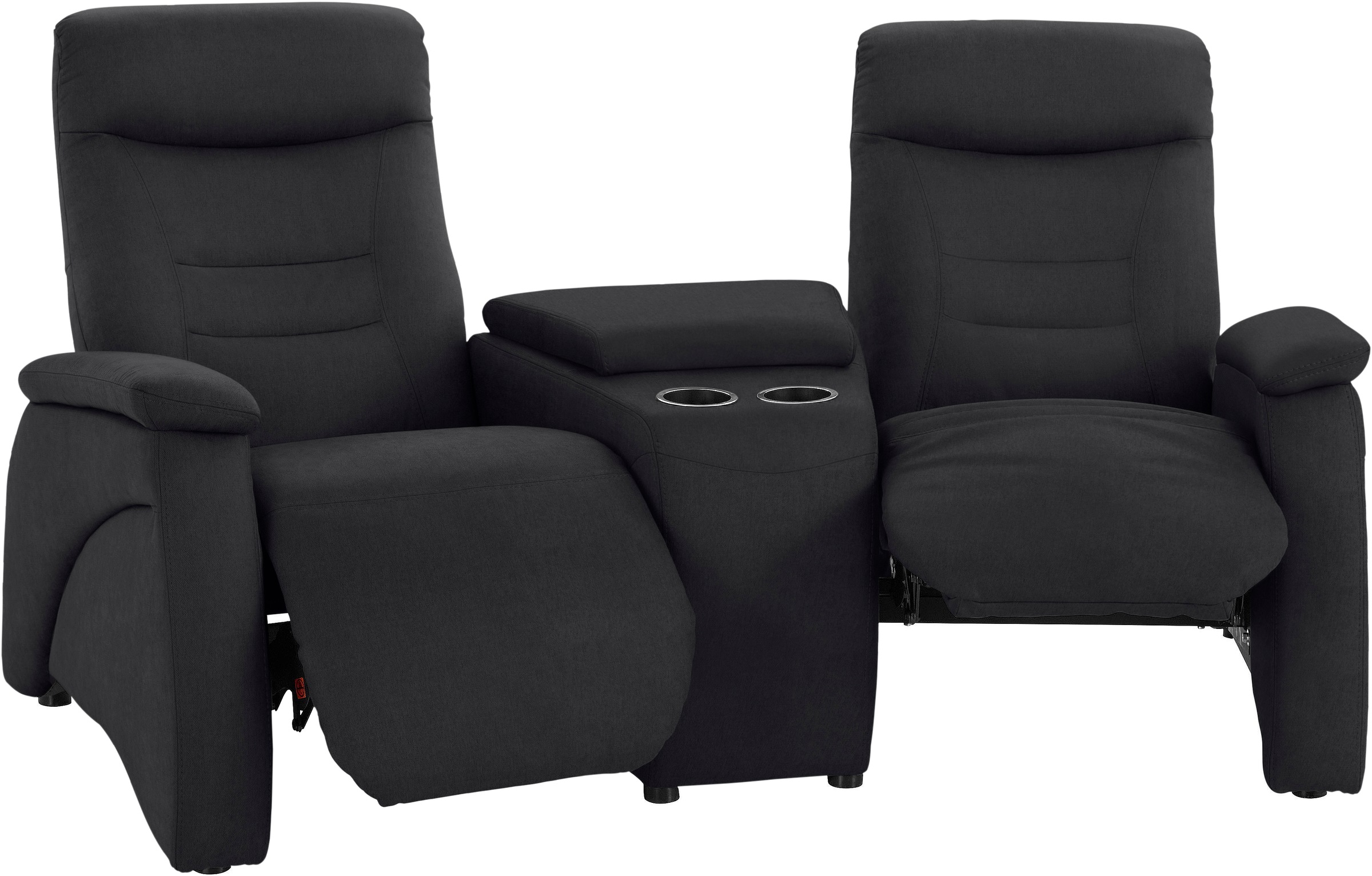 exxpo - sofa fashion 2,5-Sitzer »Ascoli, Kinosofa mit hohem Sitzkomfort, bequeme Armlehnen«, inkl. Relaxfunktion, mit Ablage und Staufach, hohe Rückenlehne