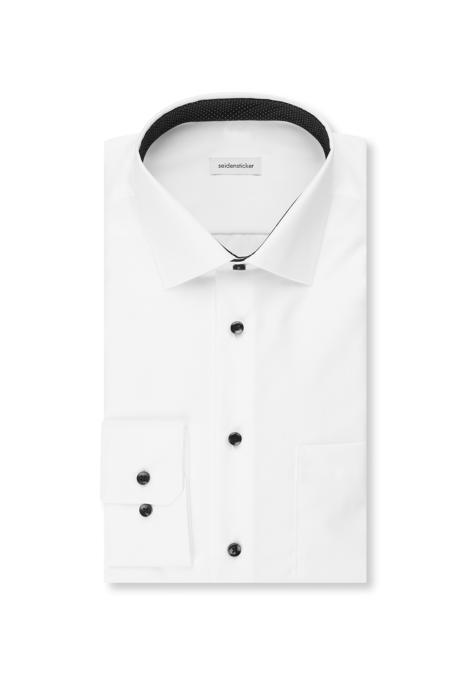 seidensticker Businesshemd »Schwarze Rose« Regular 1/1 Kentkragen Uni