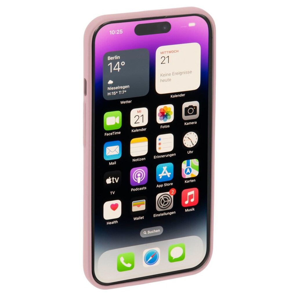 Hama Smartphone-Hülle »Cover "Finest Feel" für Apple iPhone 14 Pro, Smartphonehülle«, iPhone 14 Pro