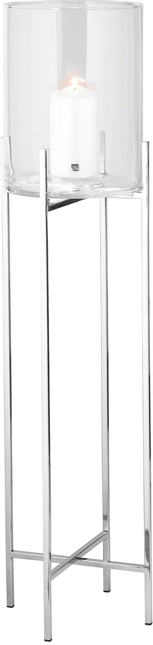 Fink Windlicht »ODEON«, (1 St.), Kerzenhalter aus Edelstahl und Glas, Ø ca.  25 cm bestellen im OTTO Online Shop | Windlichter