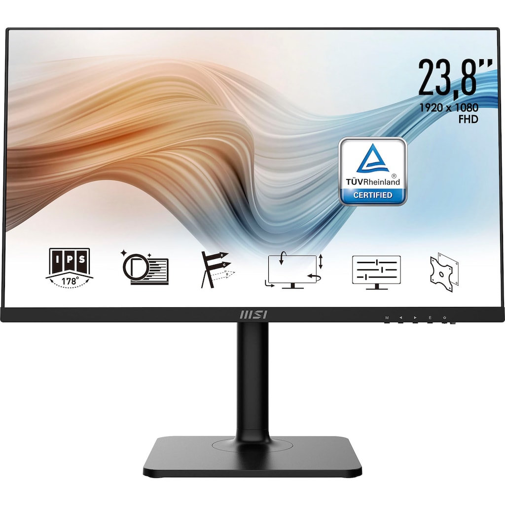 MSI LED-Monitor »Modern MD241P«, 60 cm/24 Zoll, 1920 x 1080 px, Full HD, 5 ms Reaktionszeit, 75 Hz