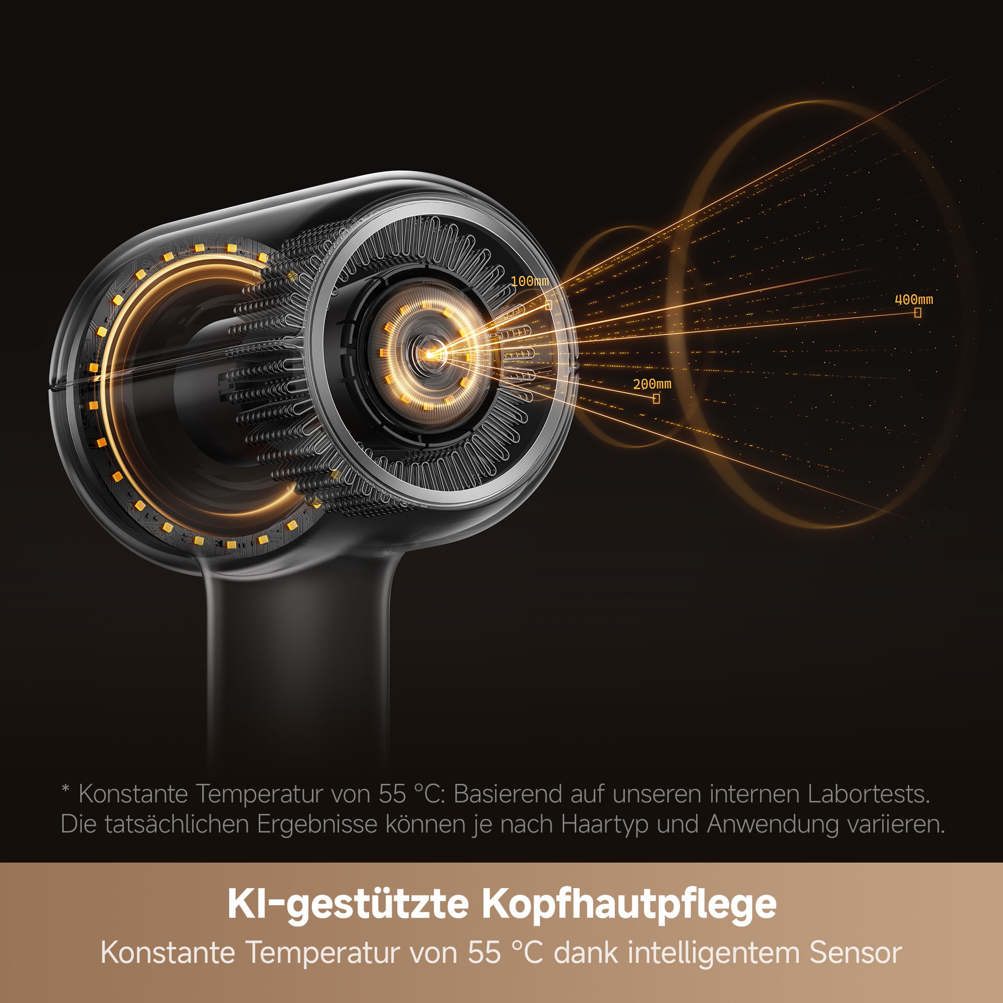 Mova Haartrockner »Shine 20« 1.800 W 3 Aufsätze