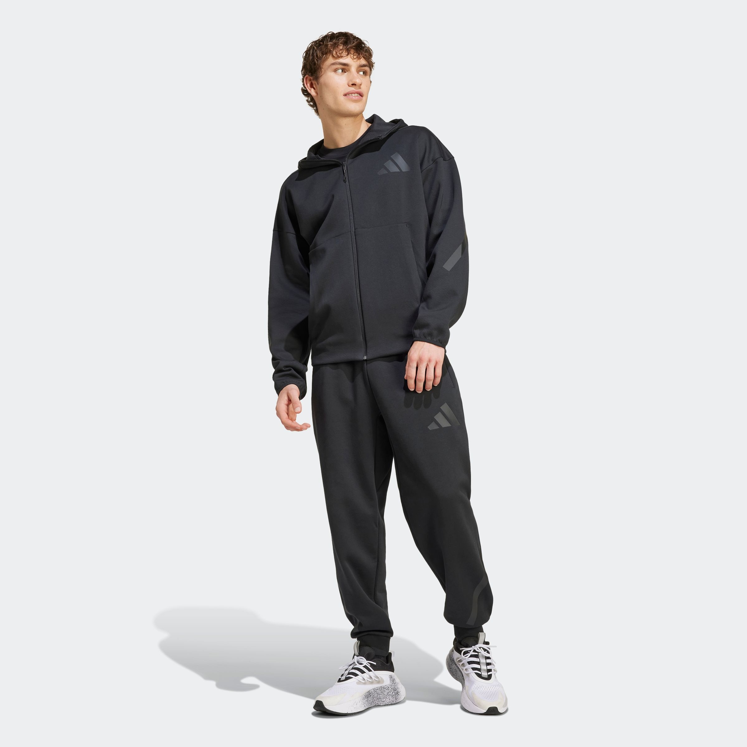 adidas Sportswear Kapuzensweatshirt »M Z.N.E. FZ«, für sportliche Aktivitäten, aus Polyester und Baumwolle
