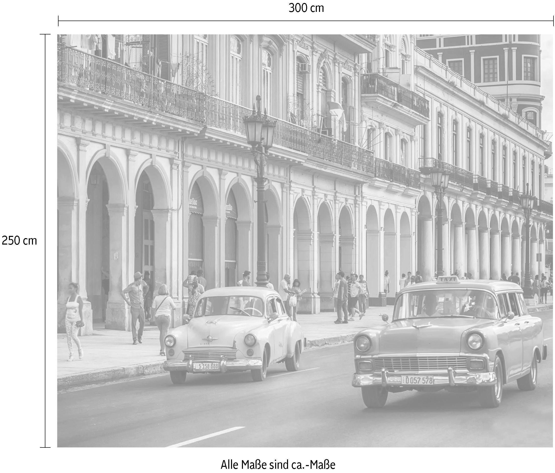 Komar Vliestapete »Digitaldruck Vlies -  Cuba - Größe 300 x 250 cm« bedruckt glatt Wohnzimmer, Schlafzimmer