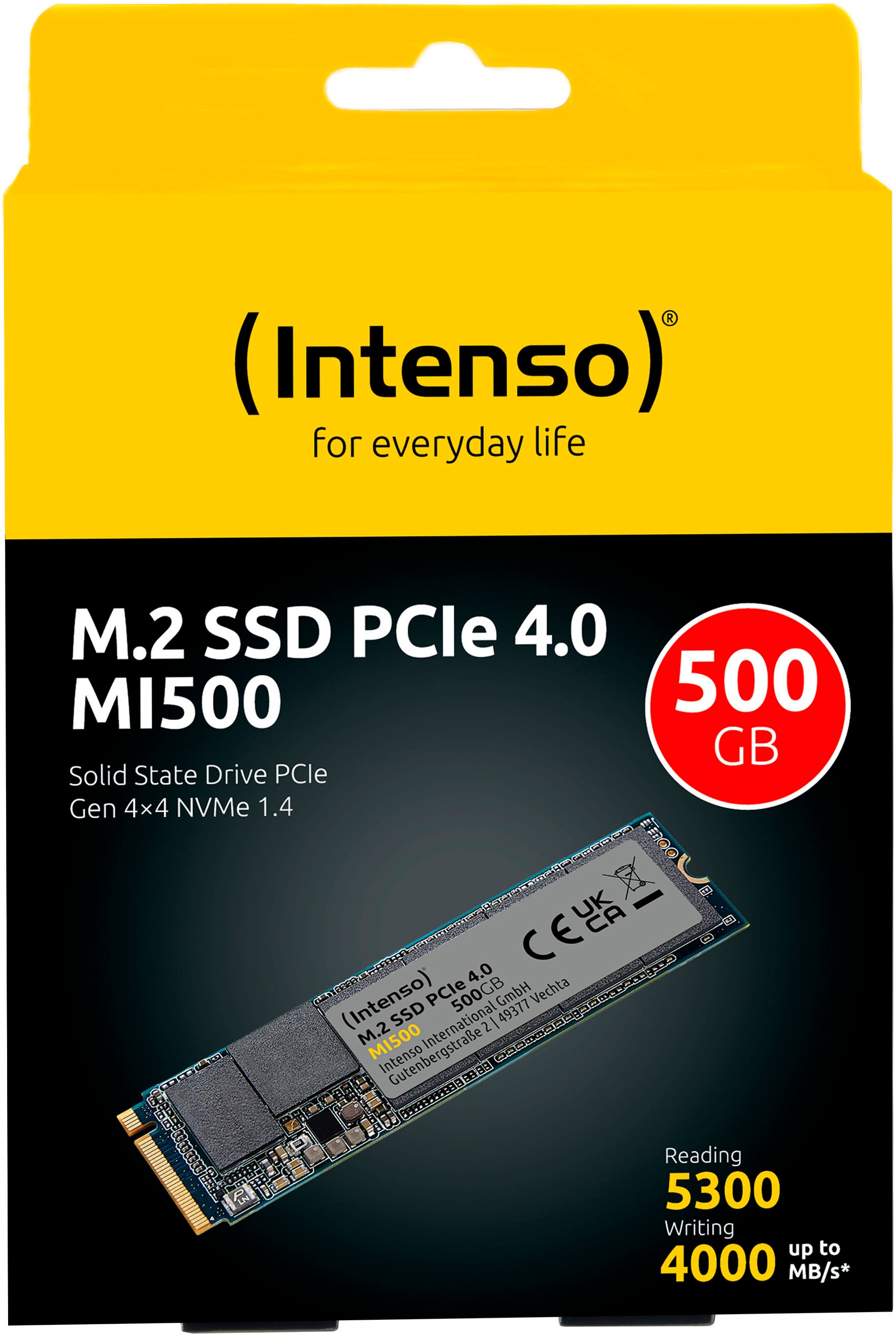 Intenso interne SSD »3836450«, Anschluss PCIe 4.0x4