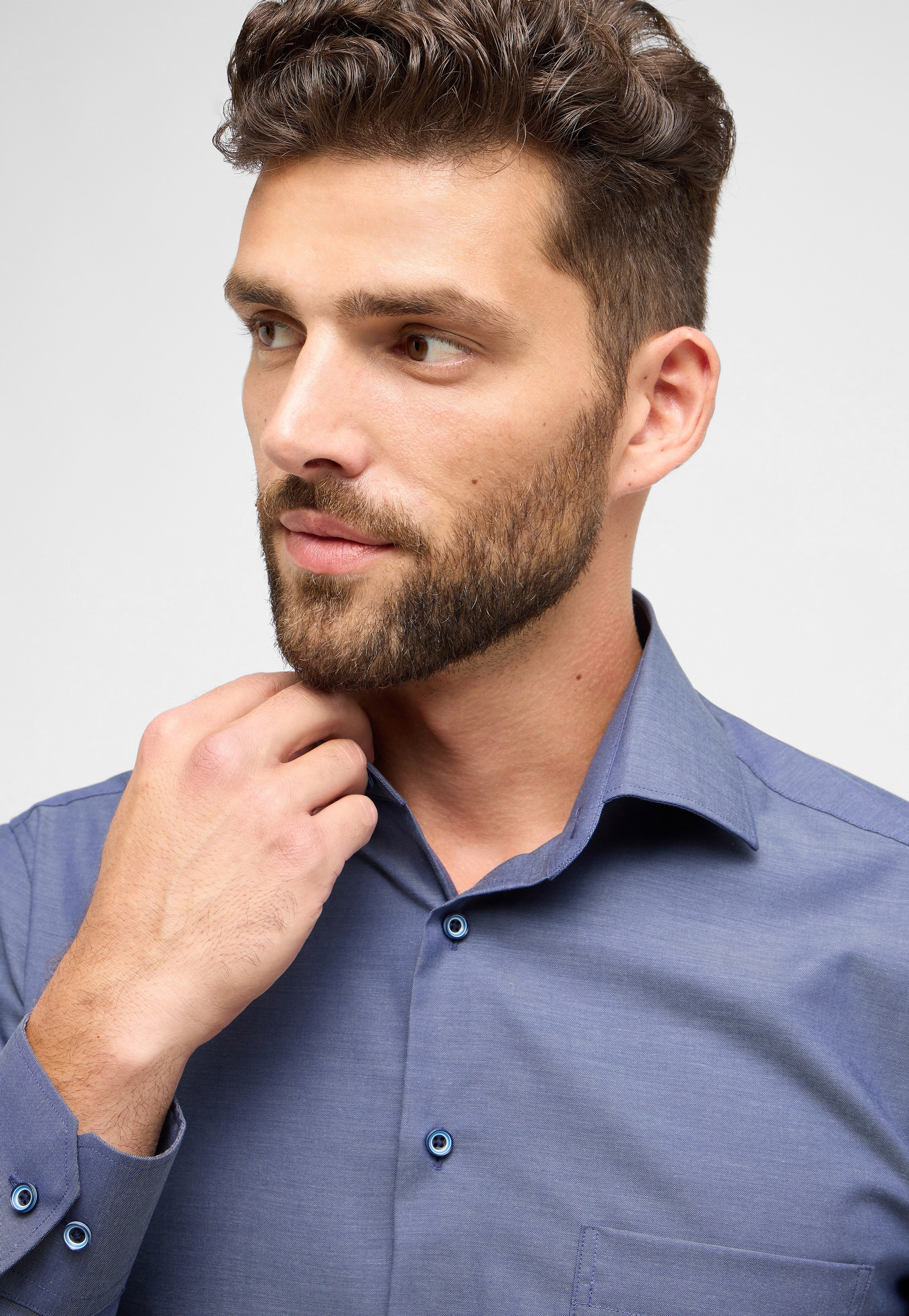 Eterna Langarmhemd »MODERN FIT«, NON IRON (bügelfrei)