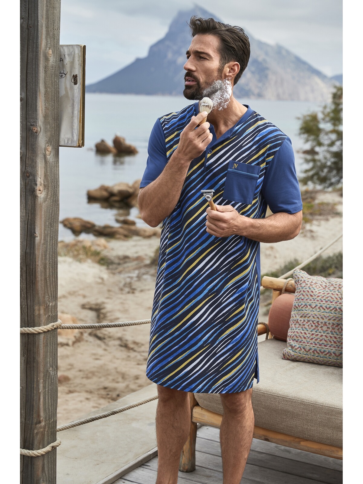 Jan Vanderstorm Pyjama »Nachthemd COLBEN«