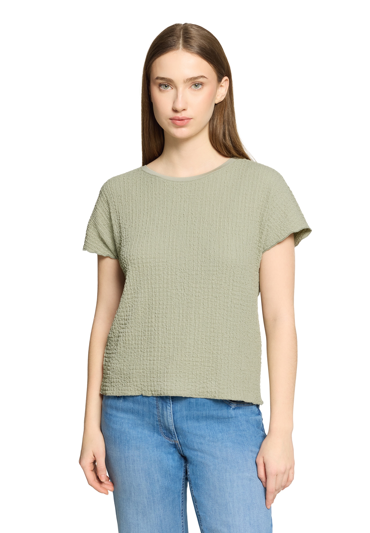 Betty Barclay Rundhalsshirt »Strukturshirt mit U-Boot-Ausschnitt«