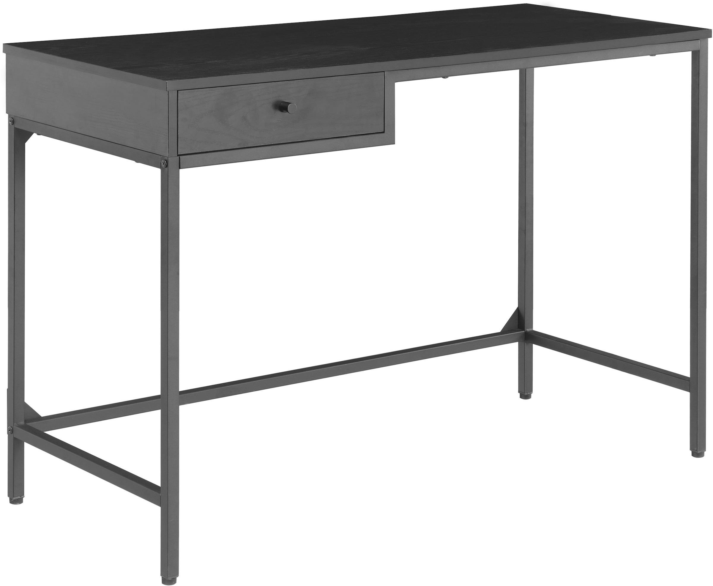INOSIGN Schreibtisch »Ronica«, Metallgestell, 1 Schublade, ABS-Kanten, Breite 110 cm