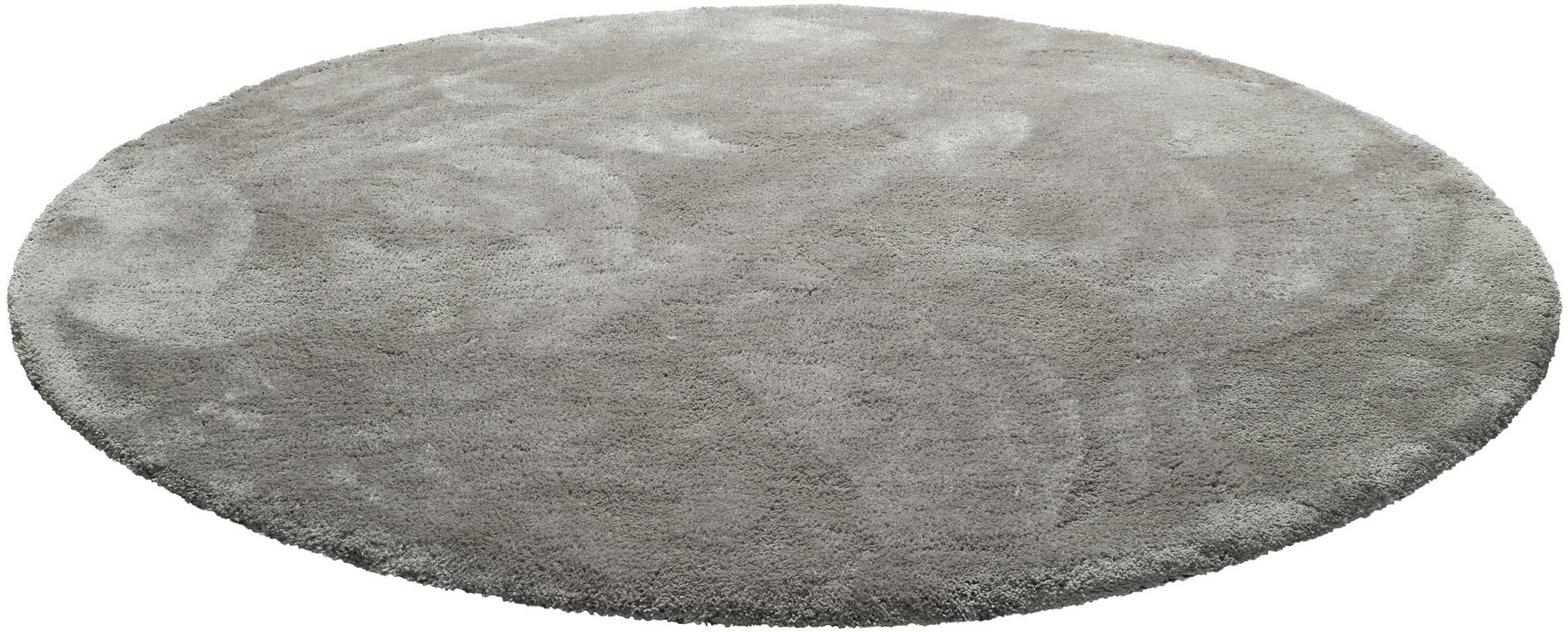Homie Living Teppich »Pisa«, rund, 25 mm Höhe, Hochflor, Microfaser, uni, weich, Shaggy, Wohnzimmer, Schlafzimmer