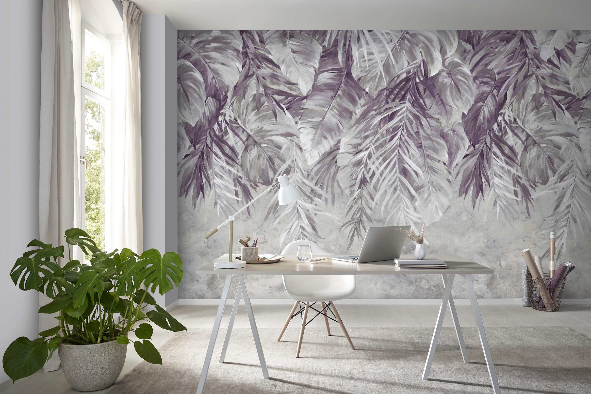Fashion for walls Fototapete »Glamorama« floral texturiert Phthalate frei